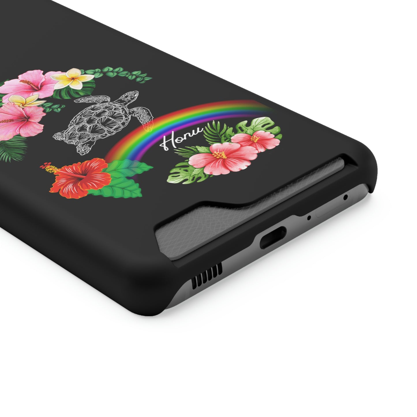 Honu Turtle Phone Case With Card Holder