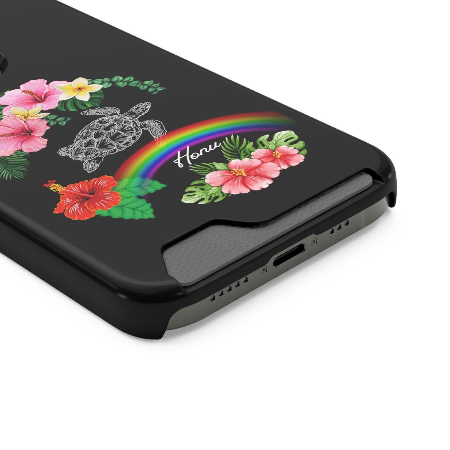 Honu Turtle Phone Case With Card Holder