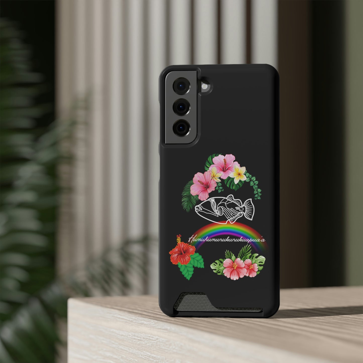Humuhumunukunukuapuaa Phone Case With Card Holder