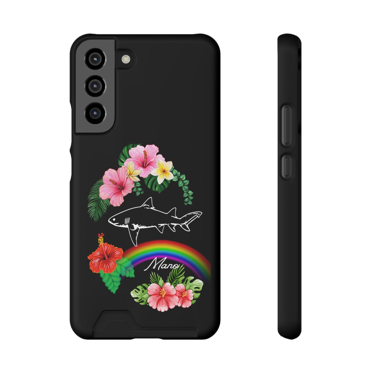 Mano Shark Phone Case With Card Holder