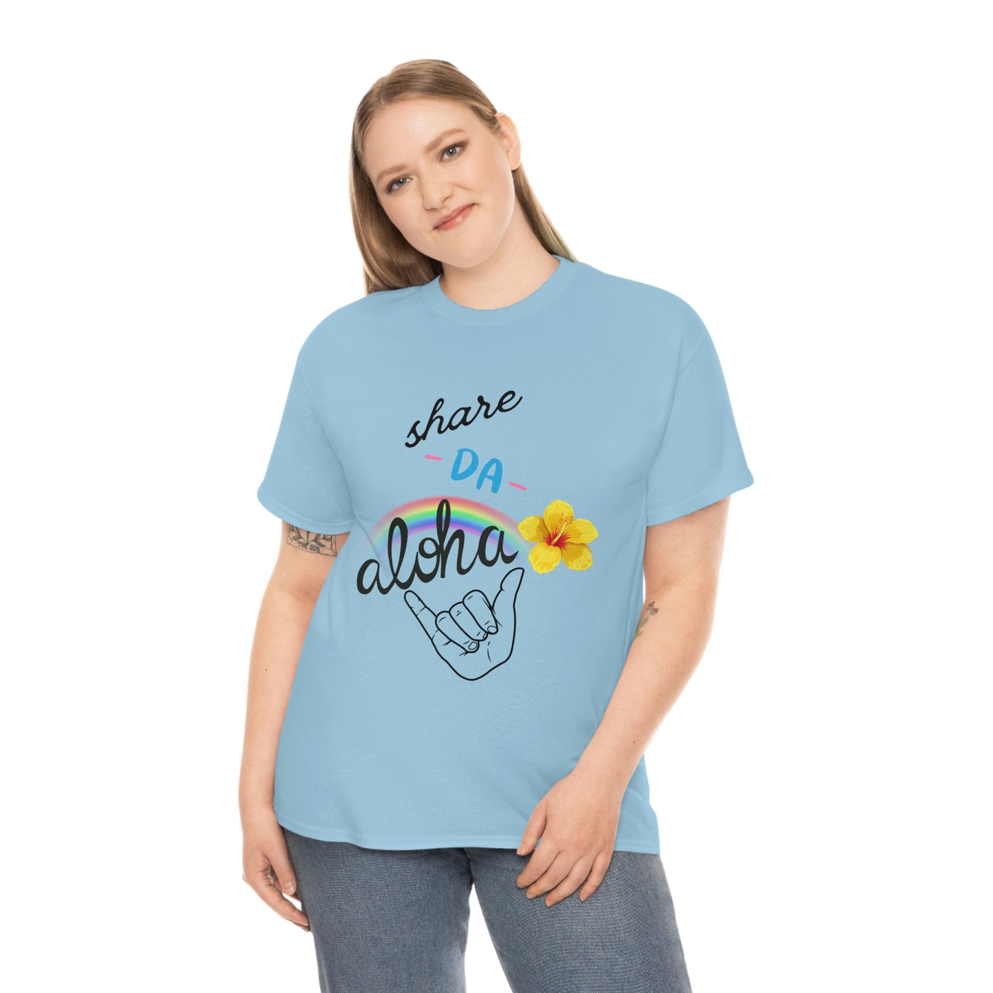 Share Da Aloha Rainbow Hibiscus Shaka