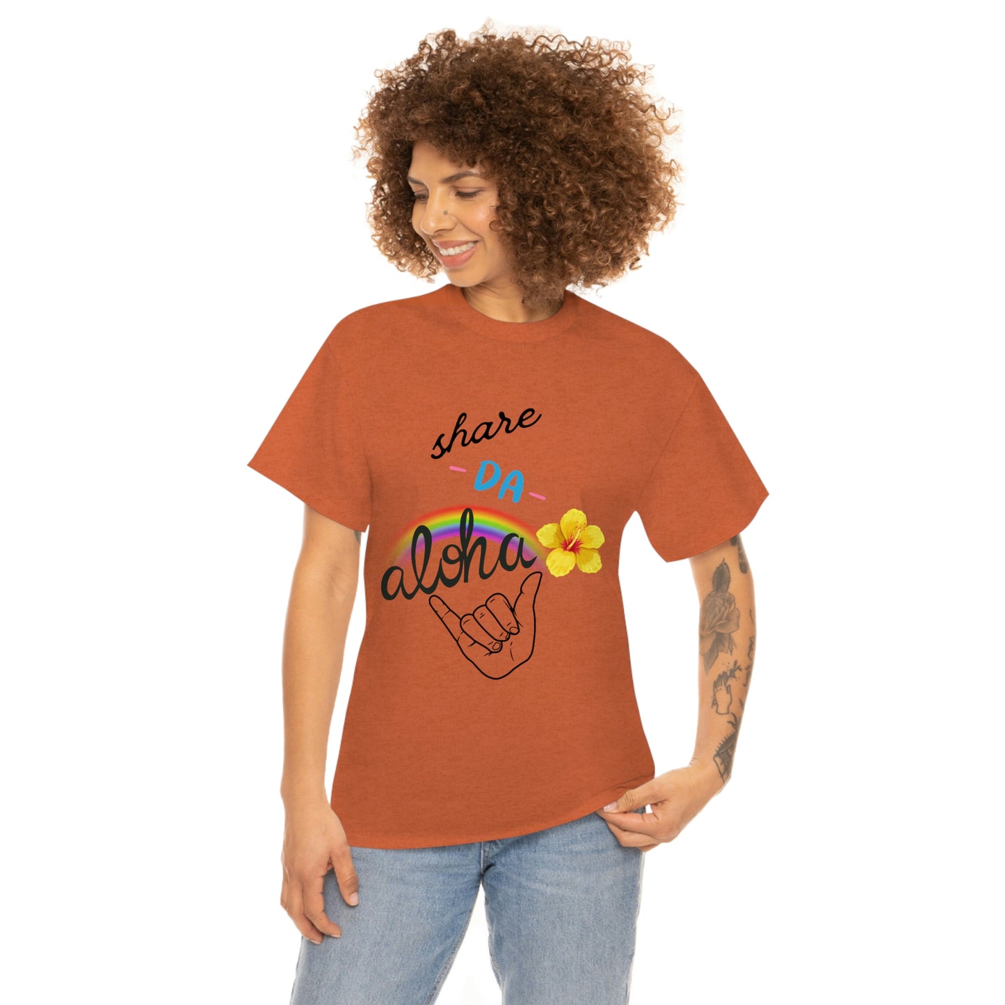 Share Da Aloha Rainbow Hibiscus Shaka