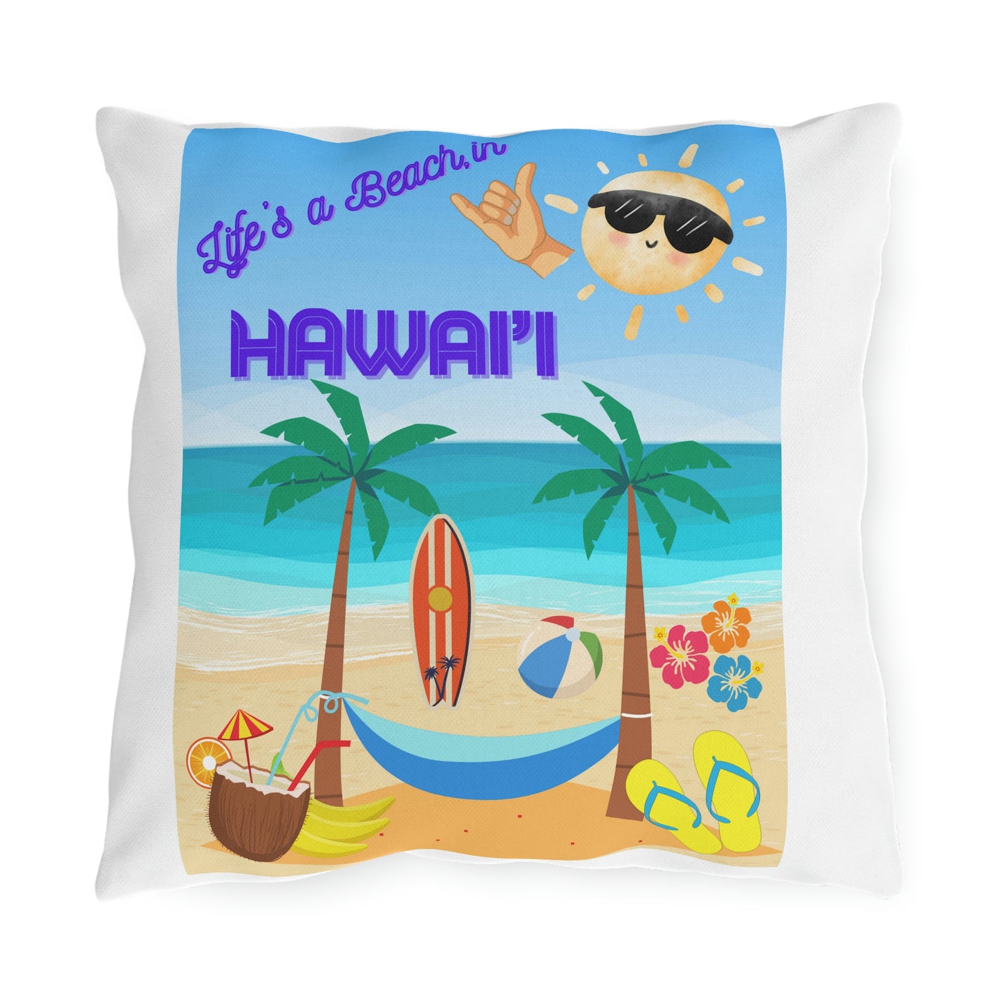 Life’s a Beach Outdoor Pillows