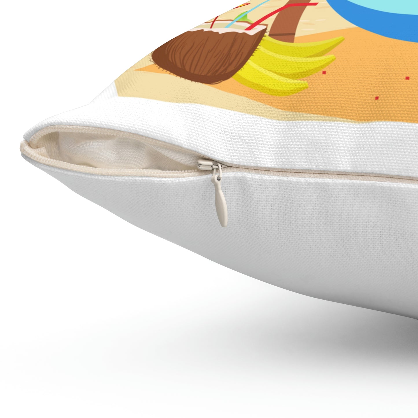 Life’s a Beach Spun Polyester Square Pillow