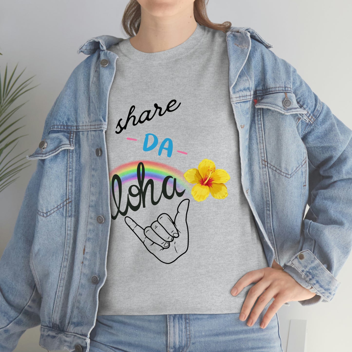 Share Da Aloha Rainbow Hibiscus Shaka