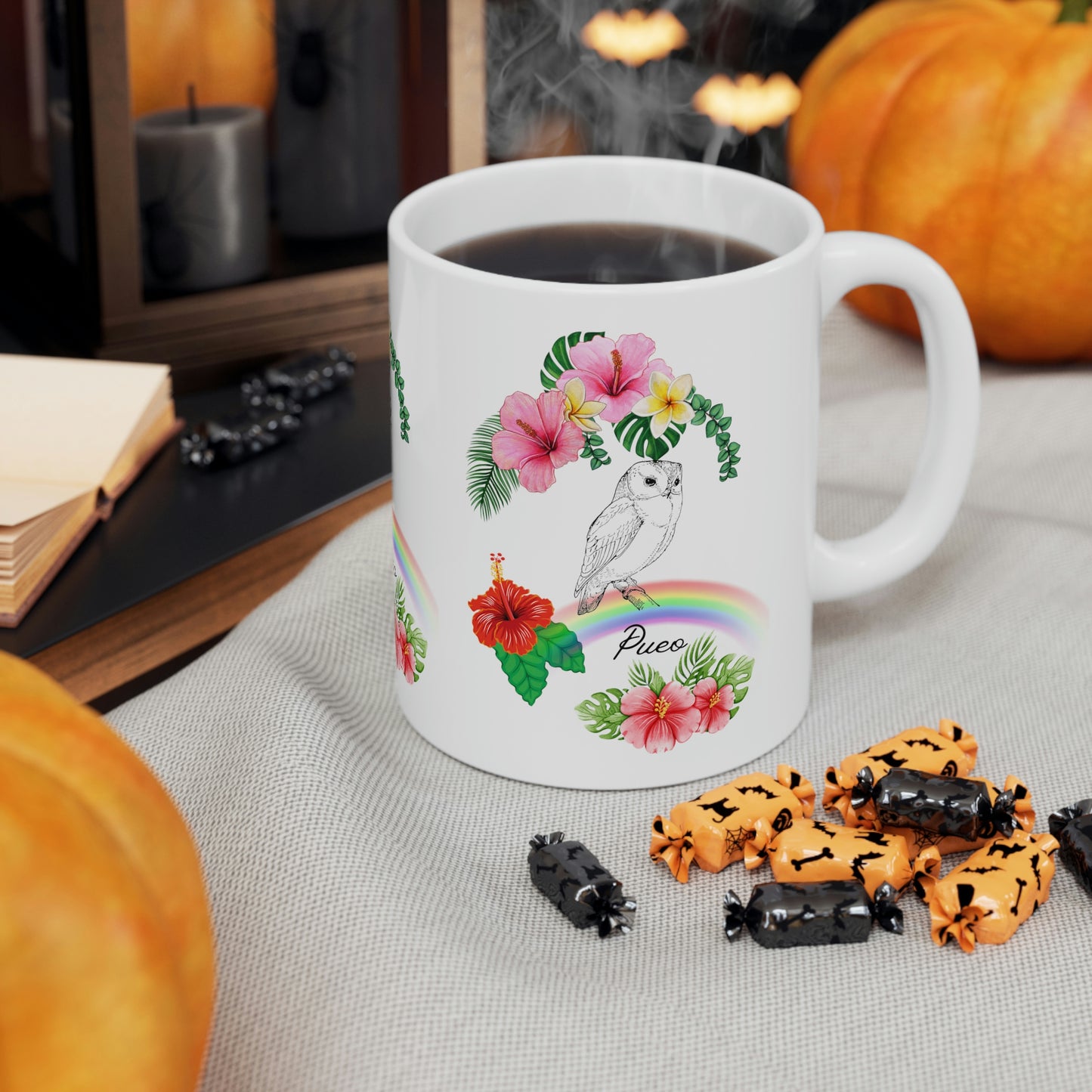 Ceramic Mug 11oz Pueo