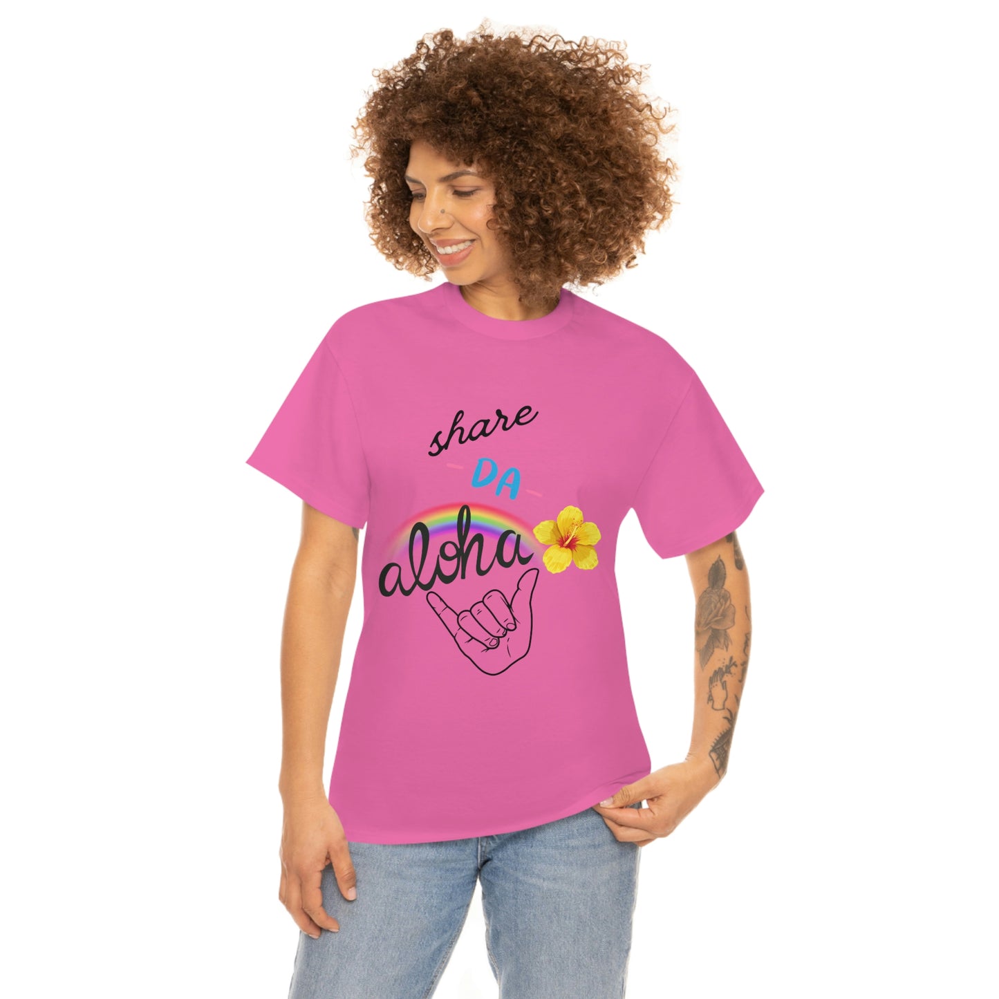 Share Da Aloha Rainbow Hibiscus Shaka