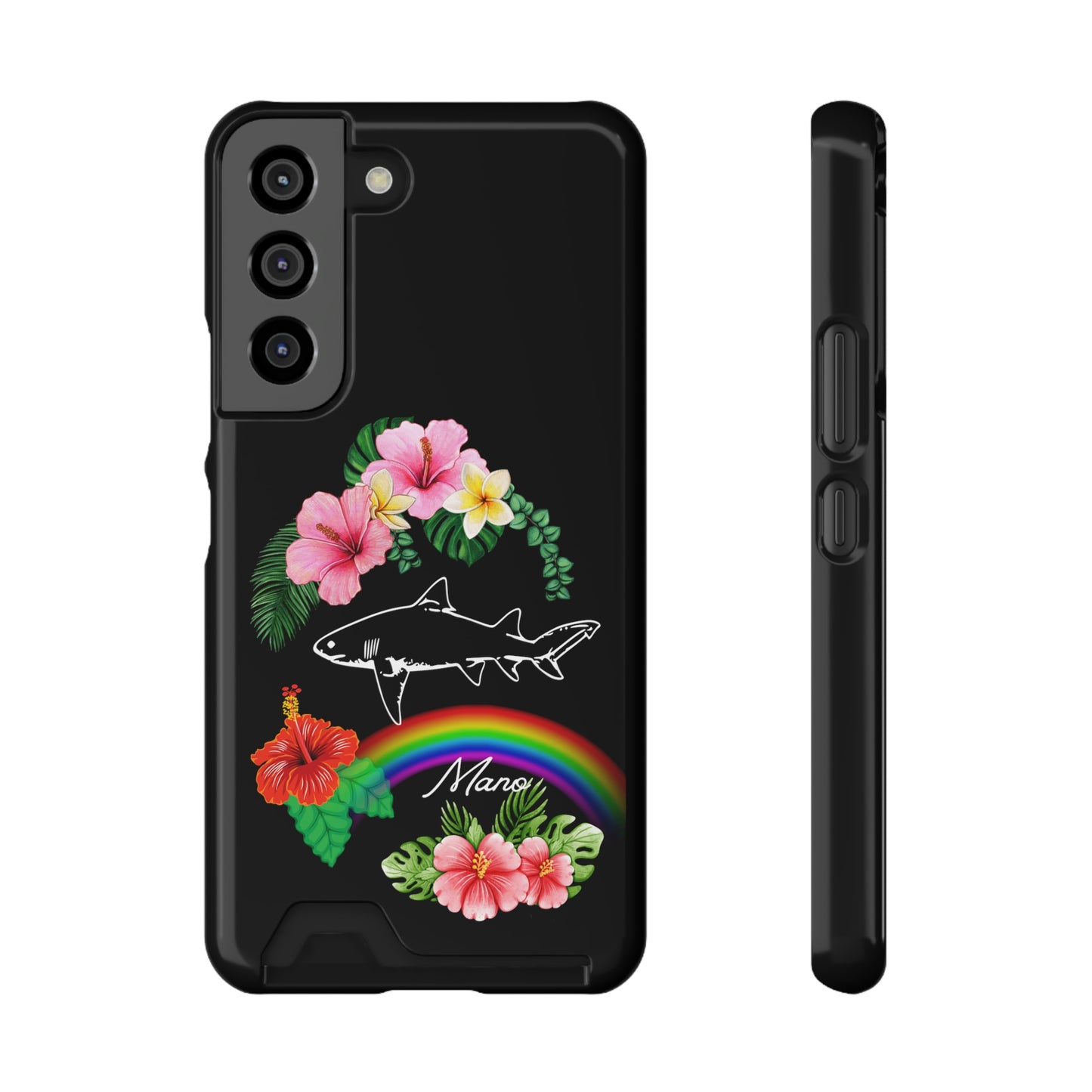 Mano Shark Phone Case With Card Holder