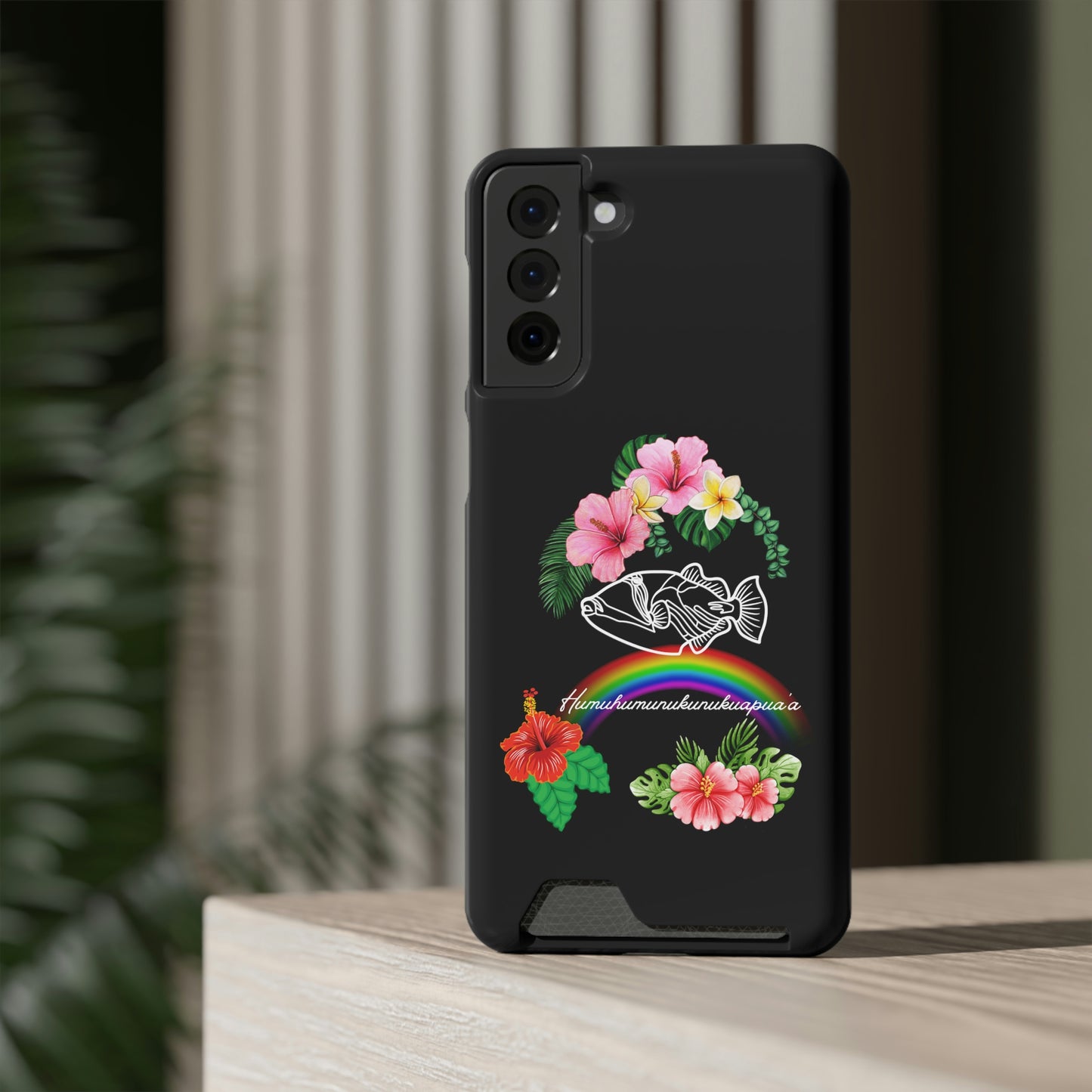 Humuhumunukunukuapuaa Phone Case With Card Holder