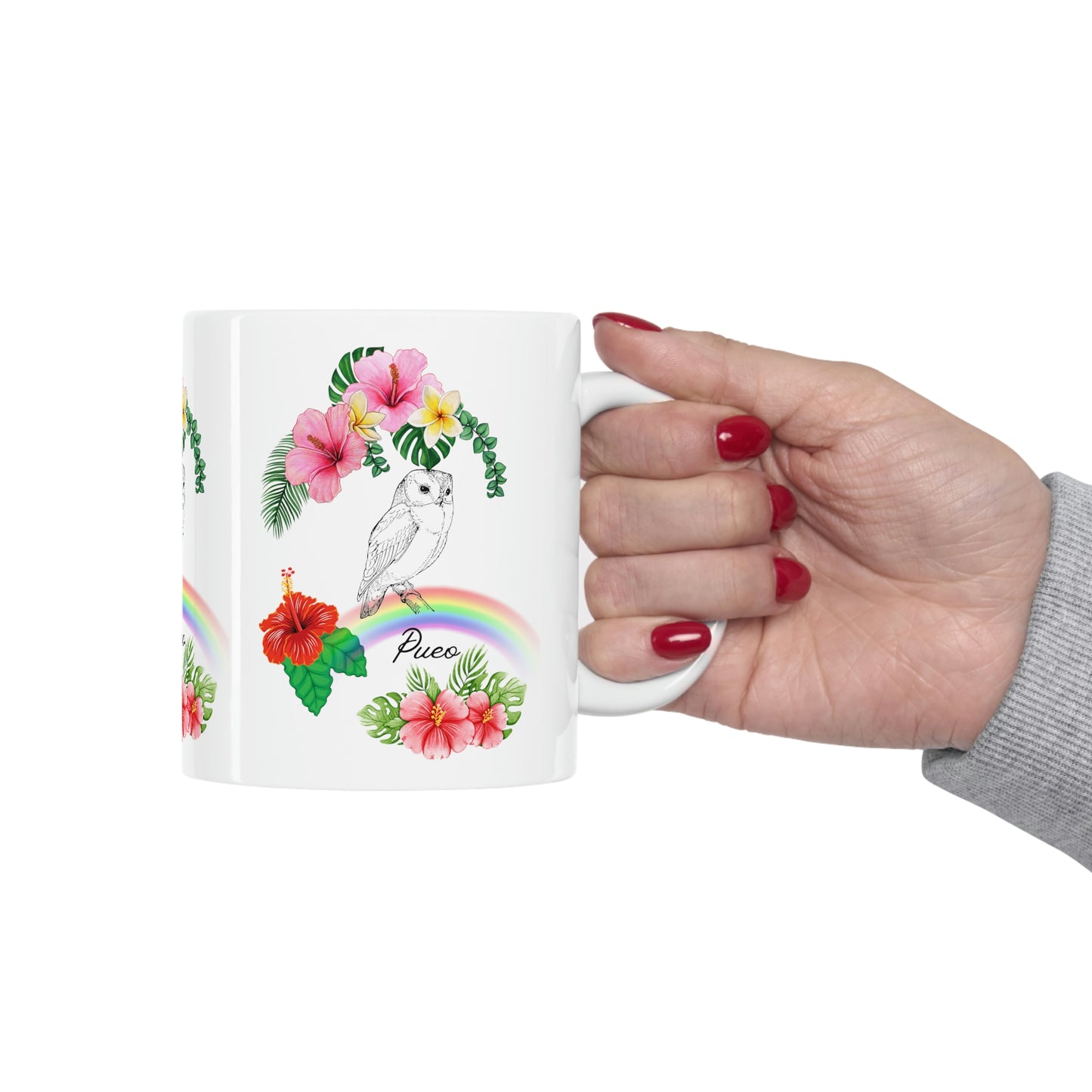 Ceramic Mug 11oz Pueo