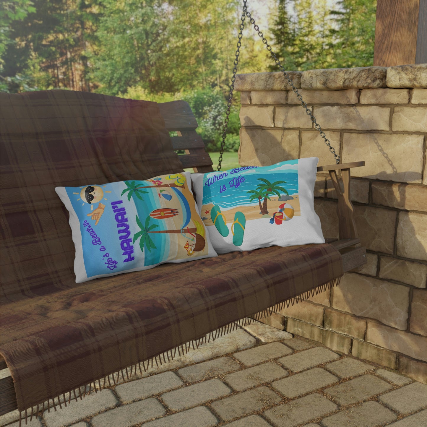 Life’s a Beach Outdoor Pillows