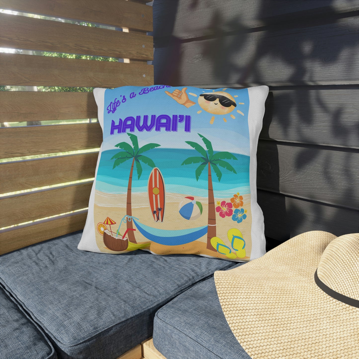 Life’s a Beach Outdoor Pillows