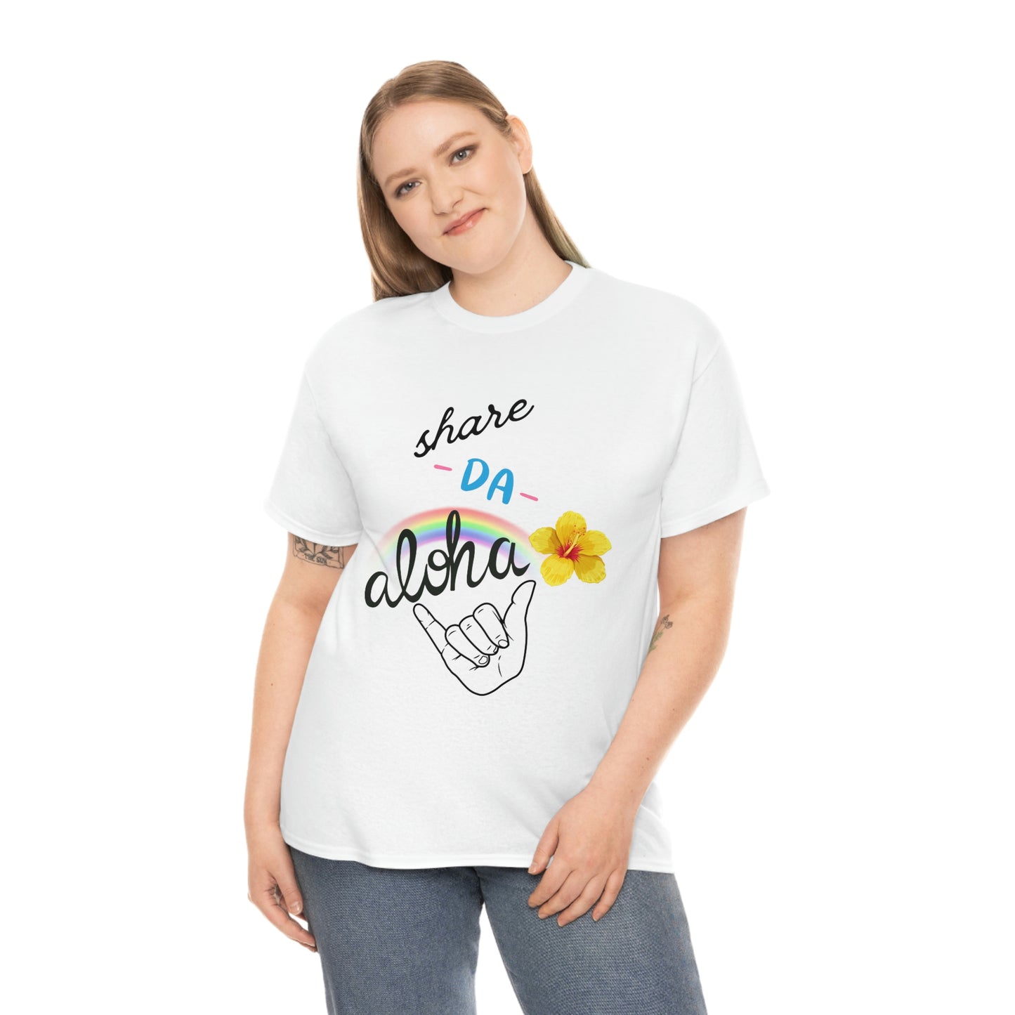 Share Da Aloha Rainbow Hibiscus Shaka