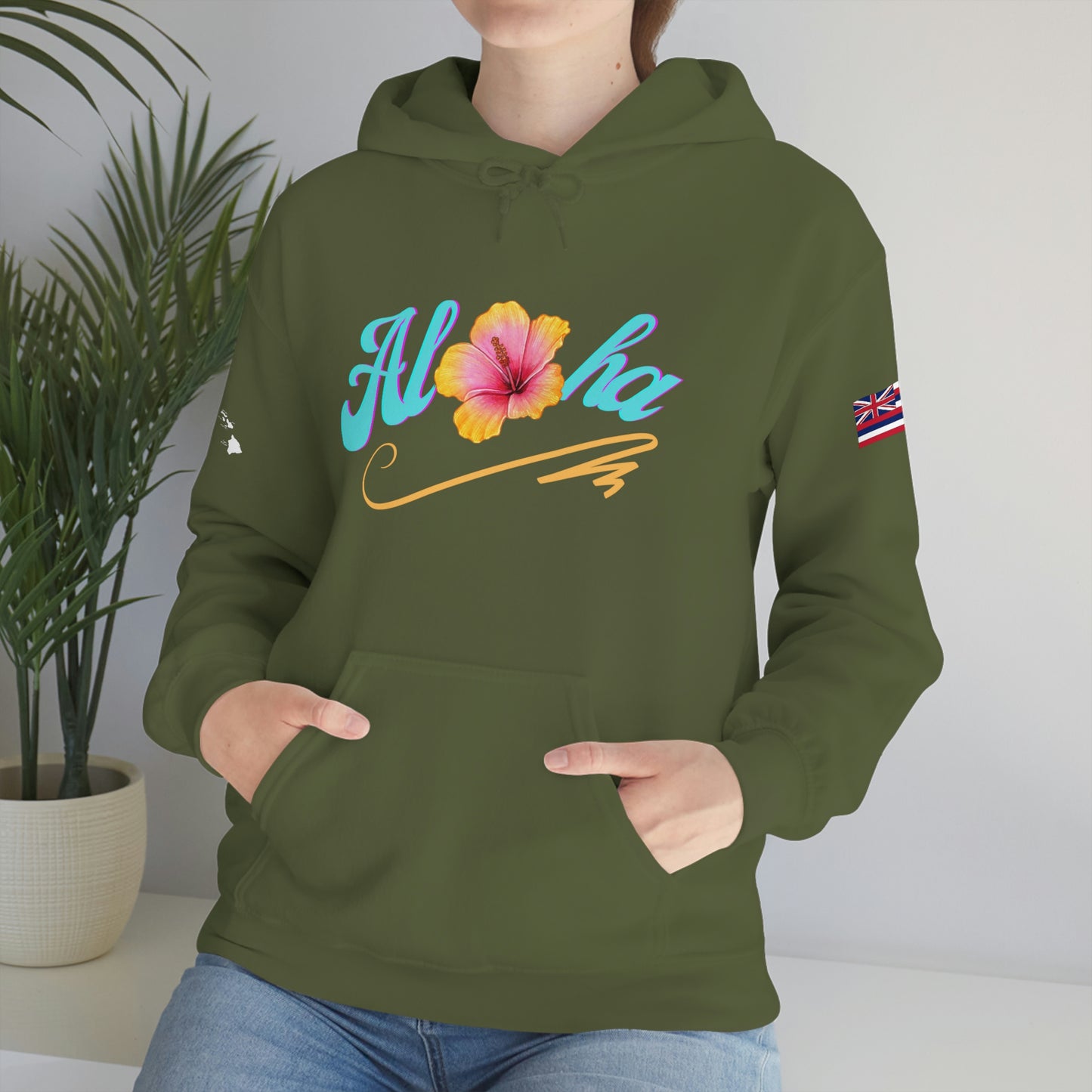 Aloha Unisex Heavy Blend Hooded Sweatshirt