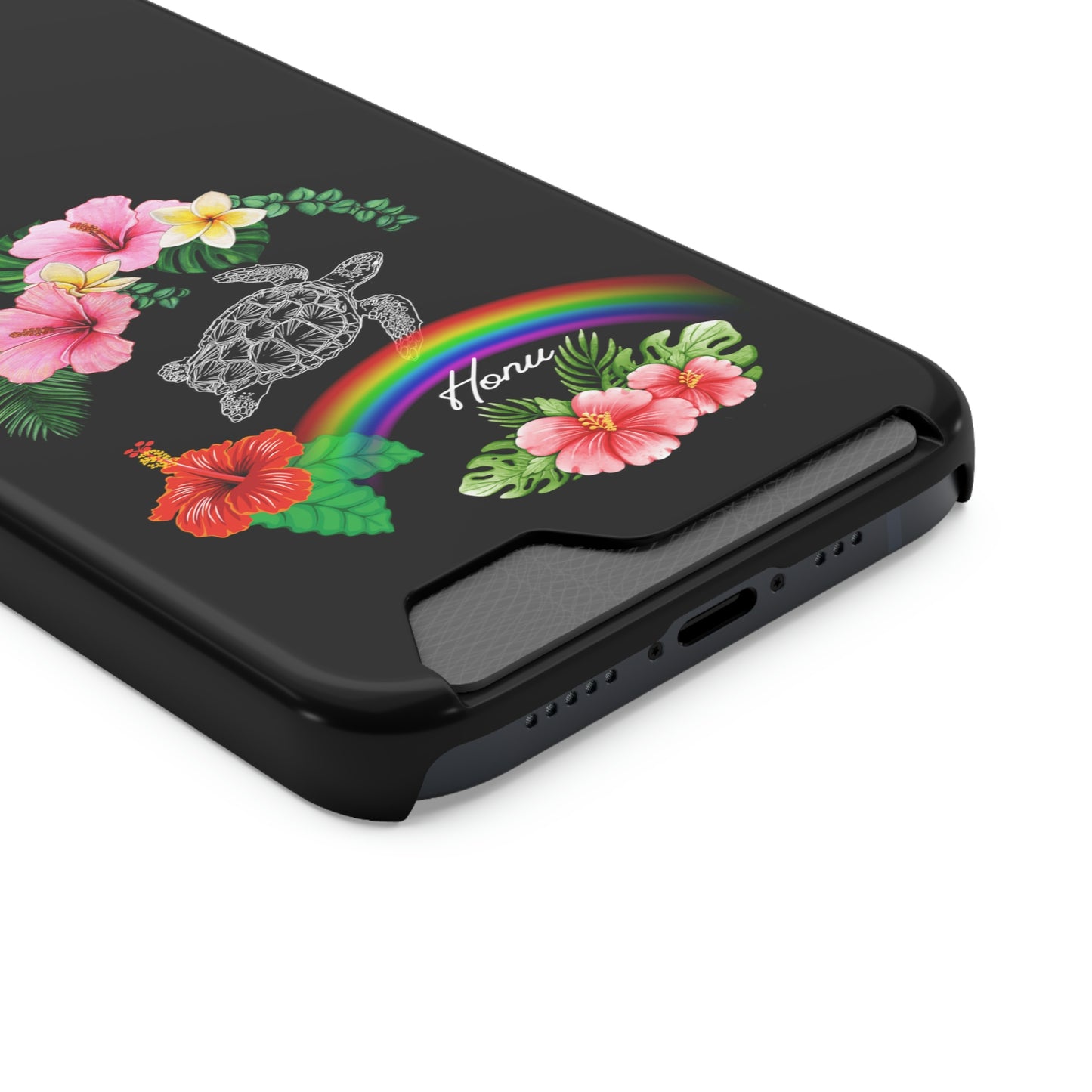 Honu Turtle Phone Case With Card Holder