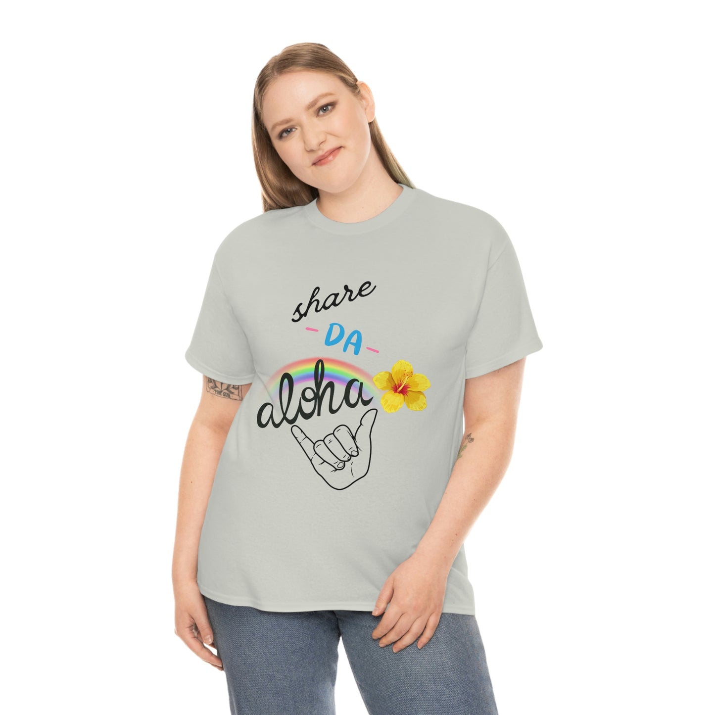 Share Da Aloha Rainbow Hibiscus Shaka