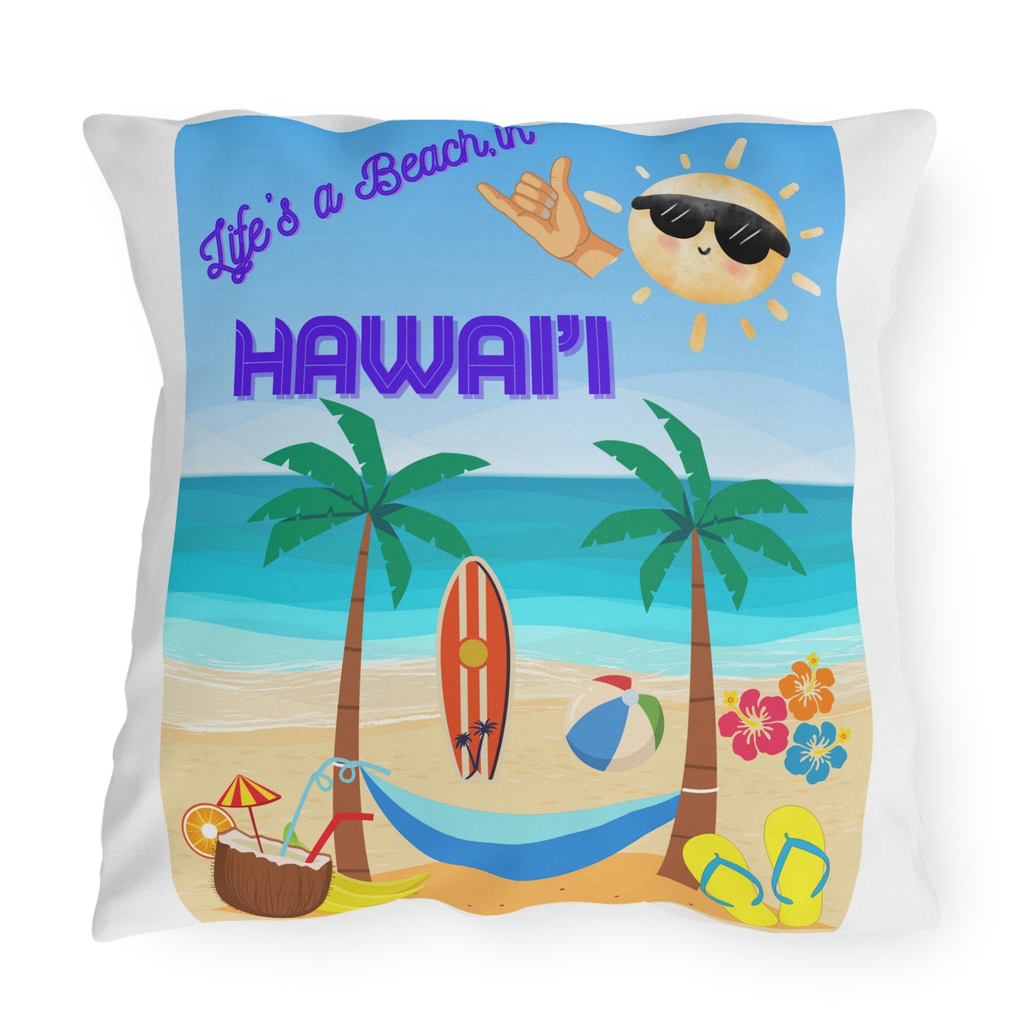 Life’s a Beach Outdoor Pillows