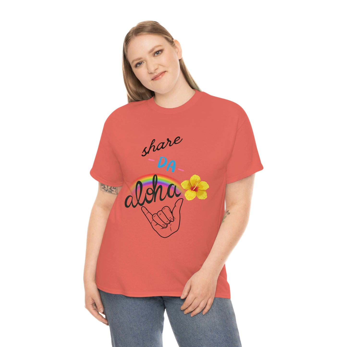 Share Da Aloha Rainbow Hibiscus Shaka