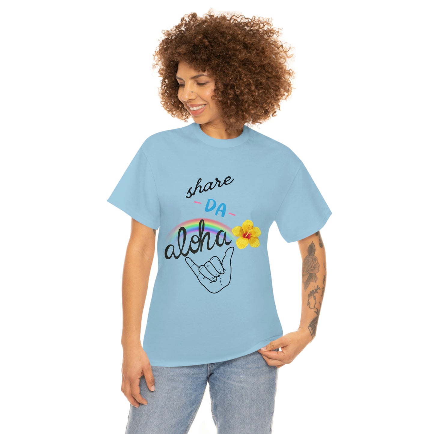 Share Da Aloha Rainbow Hibiscus Shaka