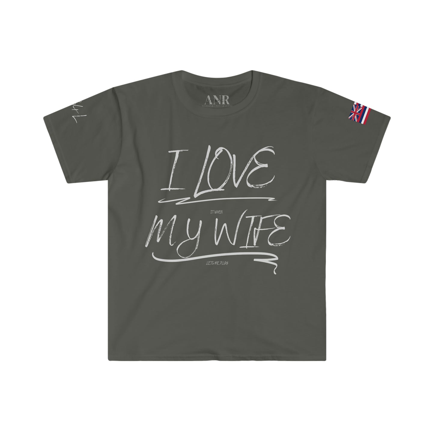 I love it when my wife lets me play paintball Unisex Softstyle T-Shirt