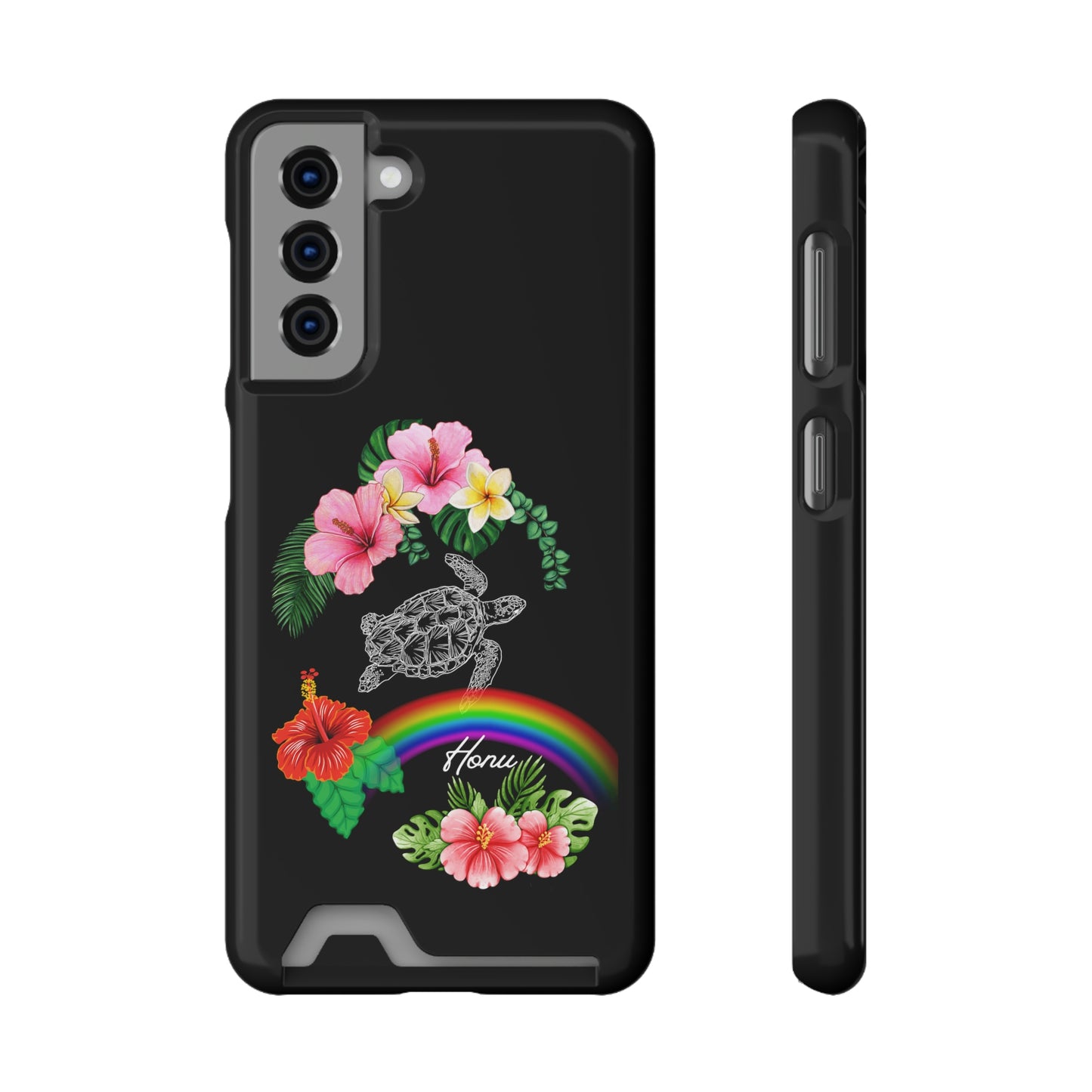Honu Turtle Phone Case With Card Holder