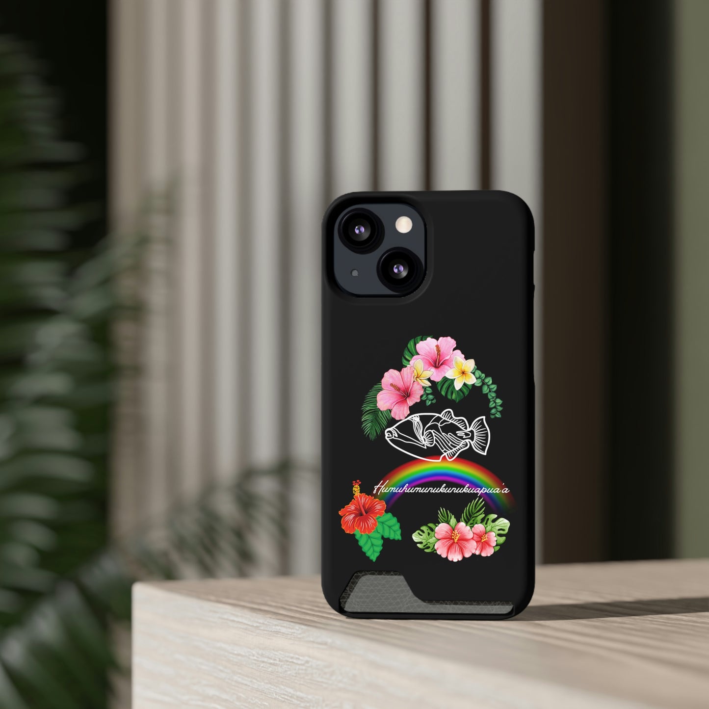 Humuhumunukunukuapuaa Phone Case With Card Holder