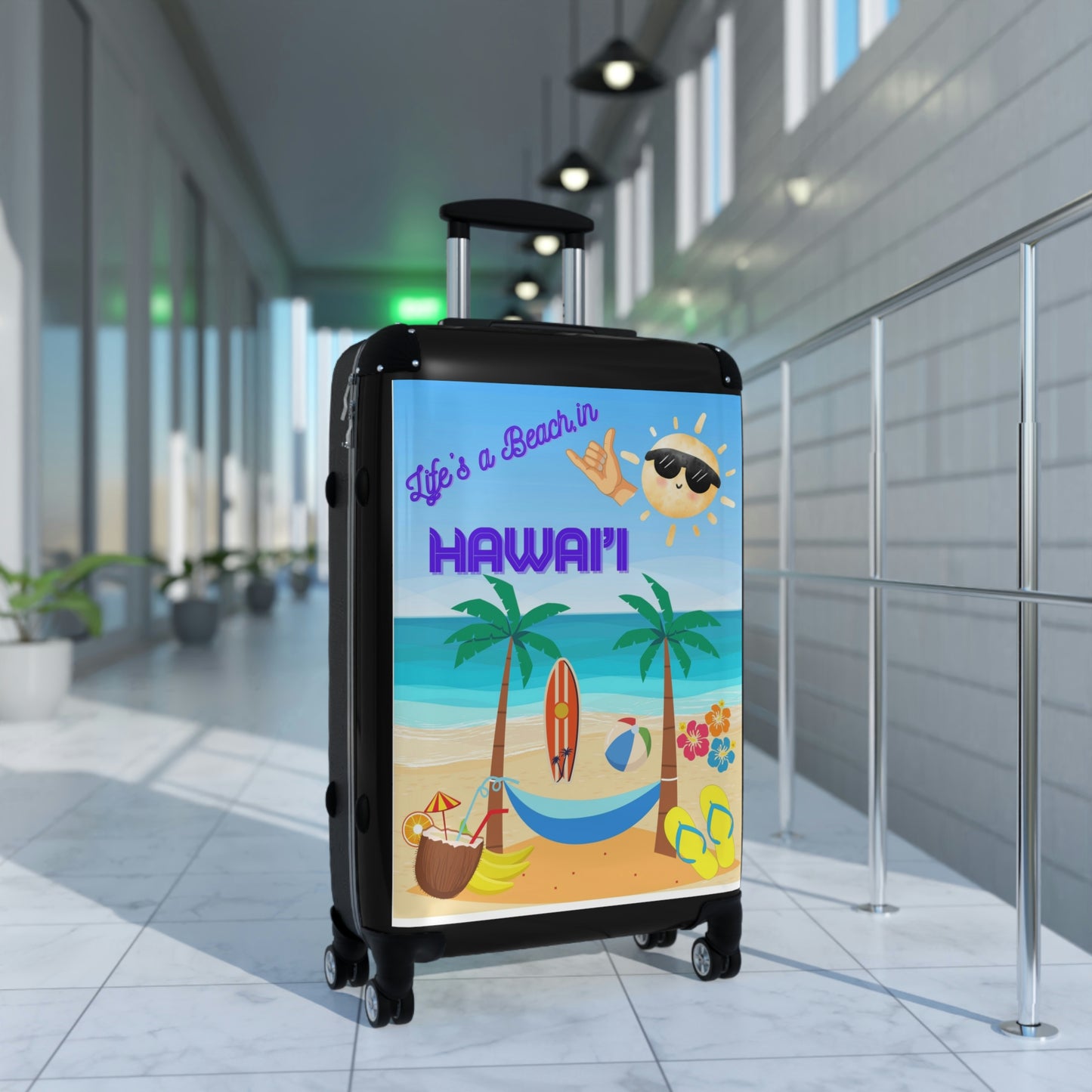 Life’s a beach, in Hawaii Suitcase