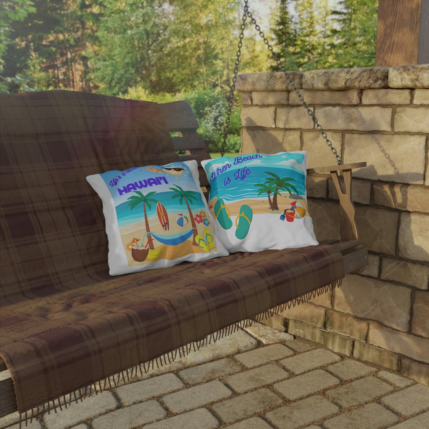 Life’s a Beach Outdoor Pillows