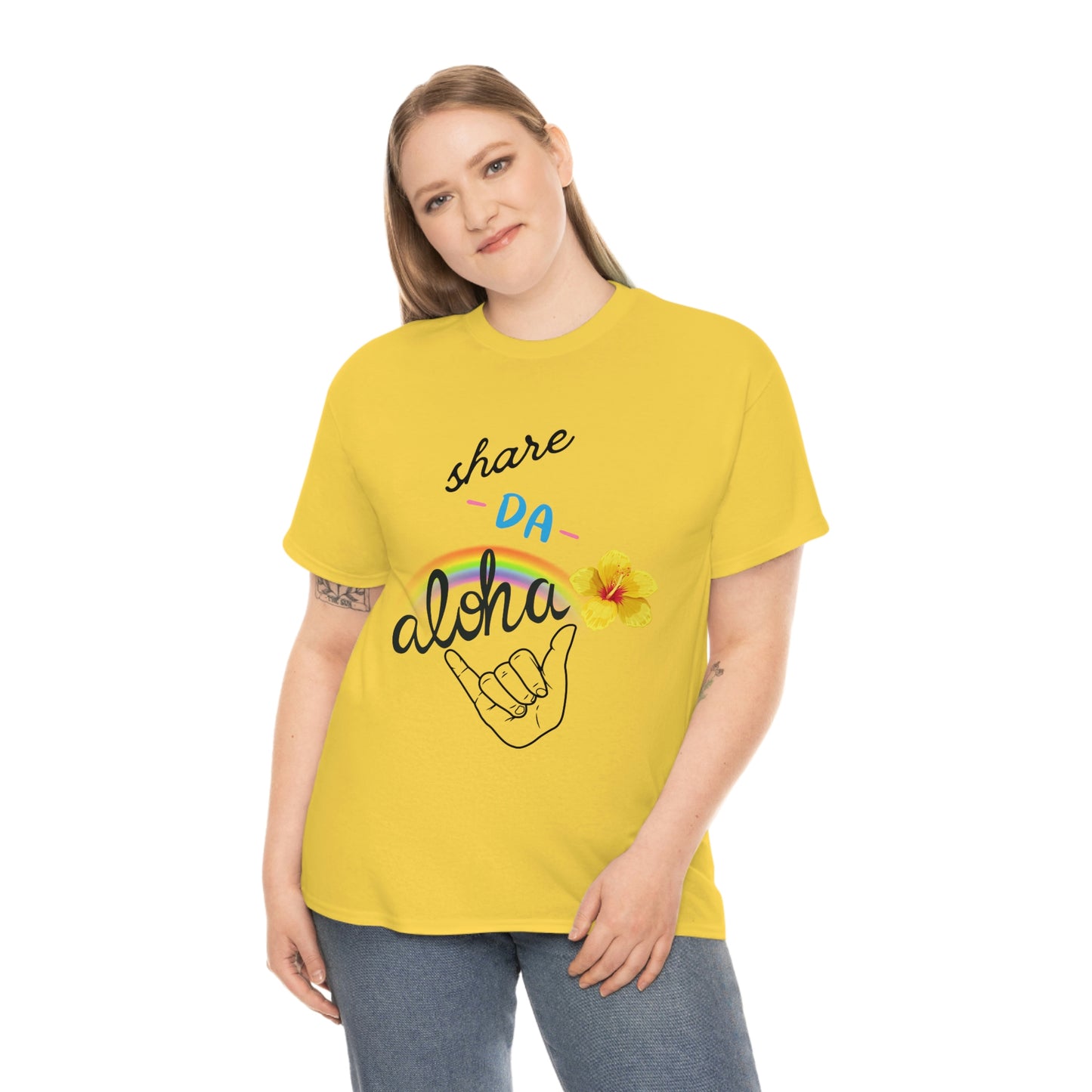 Share Da Aloha Rainbow Hibiscus Shaka