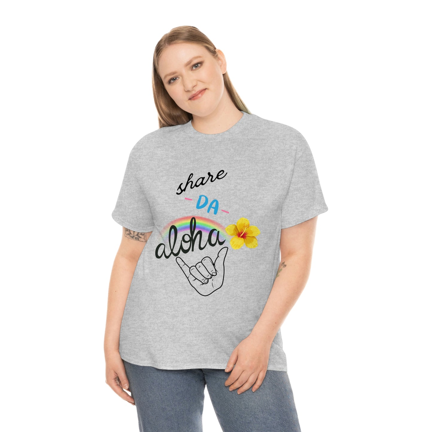 Share Da Aloha Rainbow Hibiscus Shaka