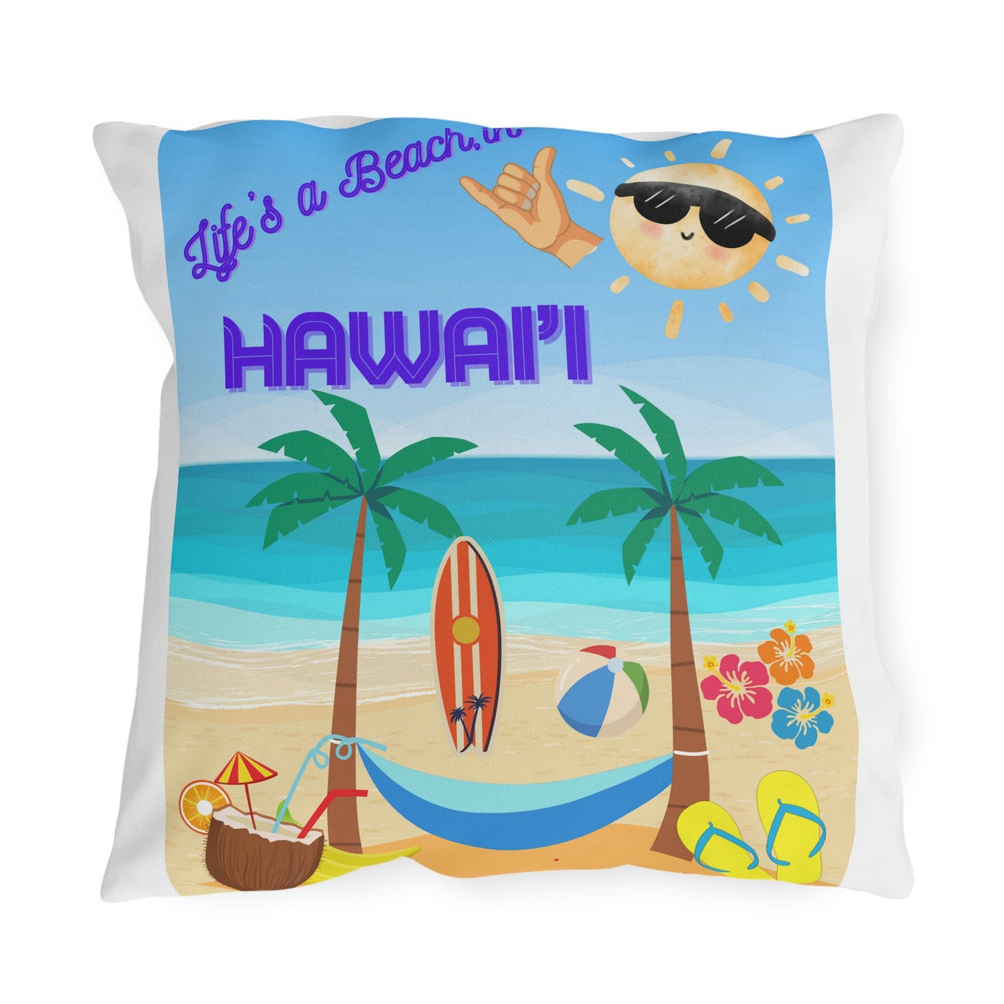 Life’s a Beach Outdoor Pillows