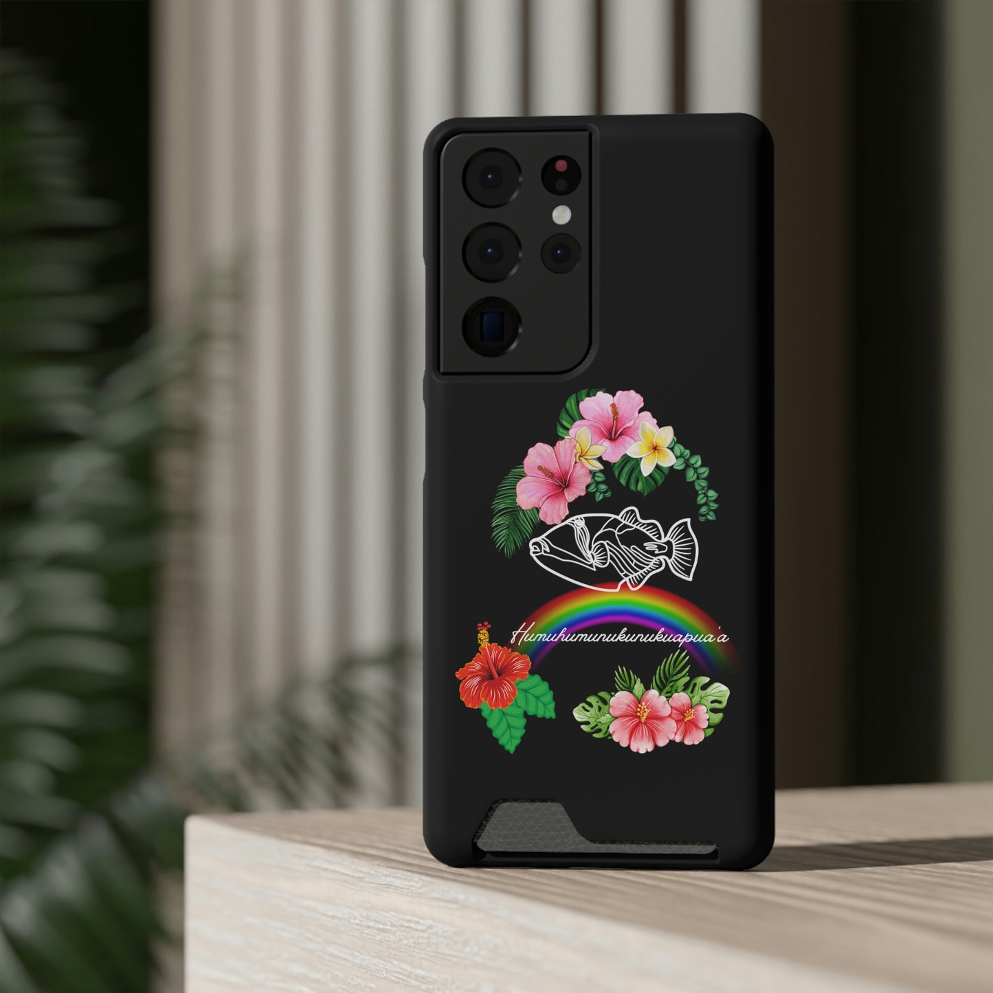 Humuhumunukunukuapuaa Phone Case With Card Holder