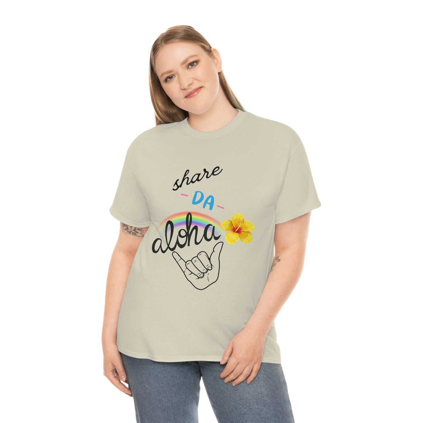 Share Da Aloha Rainbow Hibiscus Shaka