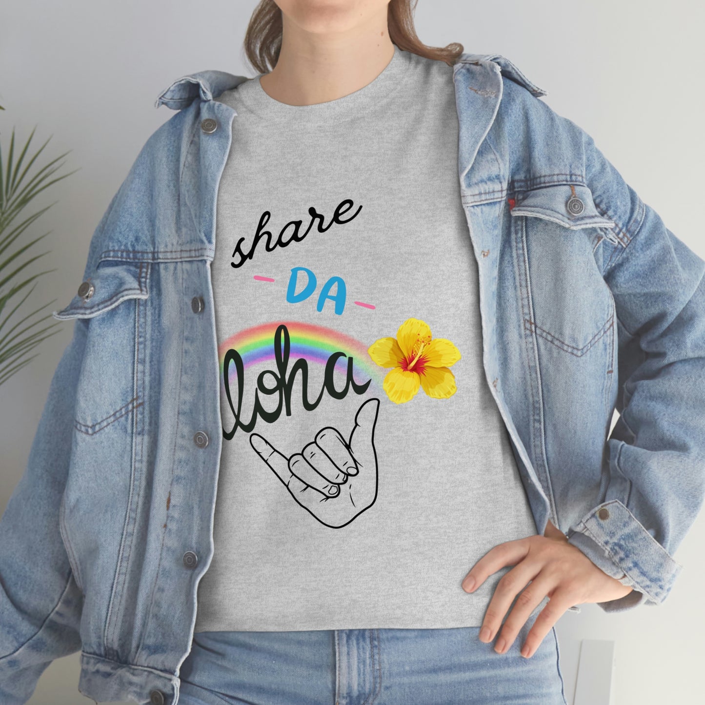 Share Da Aloha Rainbow Hibiscus Shaka