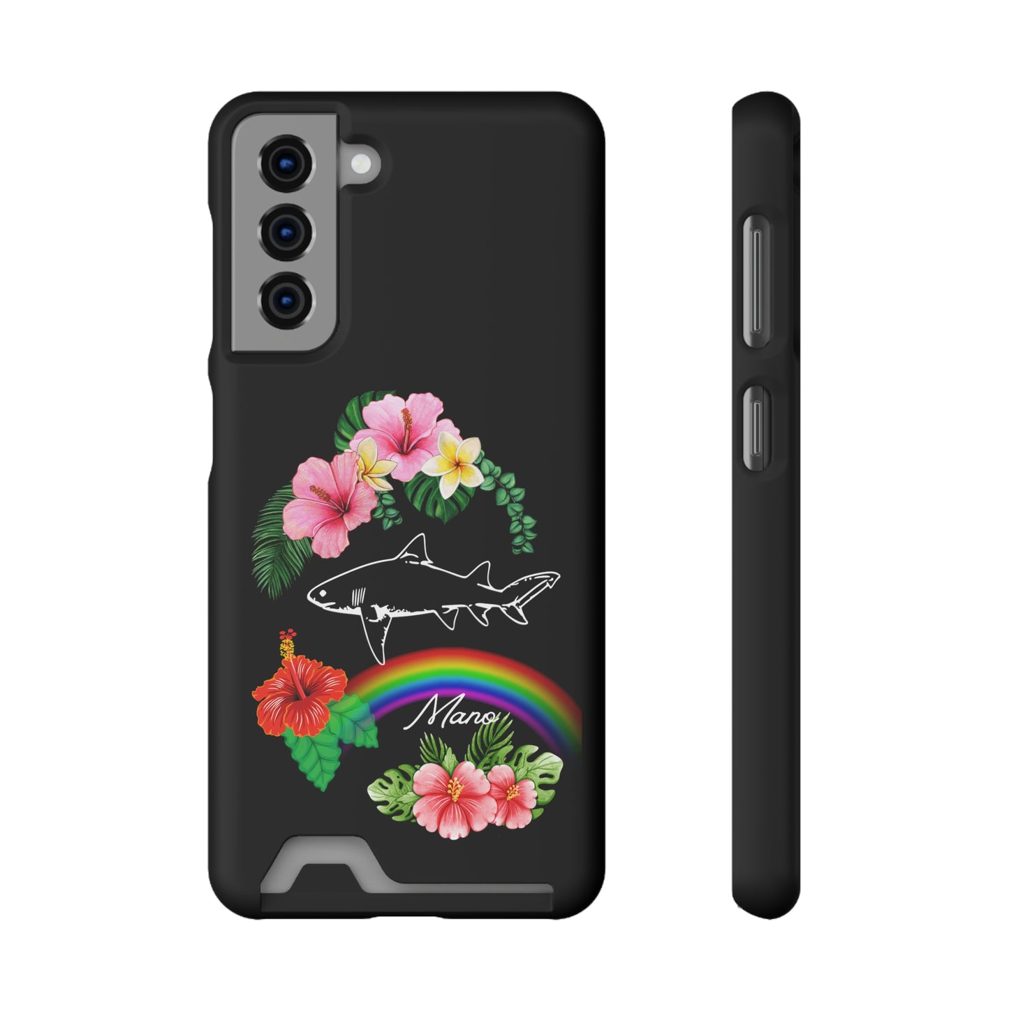 Mano Shark Phone Case With Card Holder