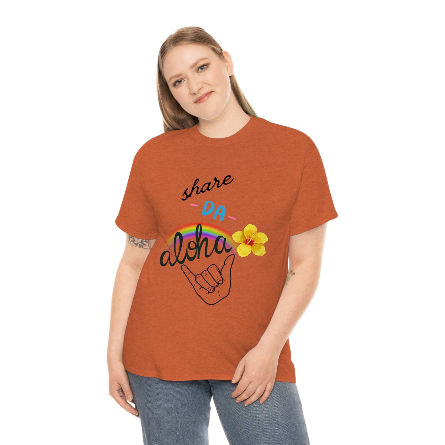 Share Da Aloha Rainbow Hibiscus Shaka