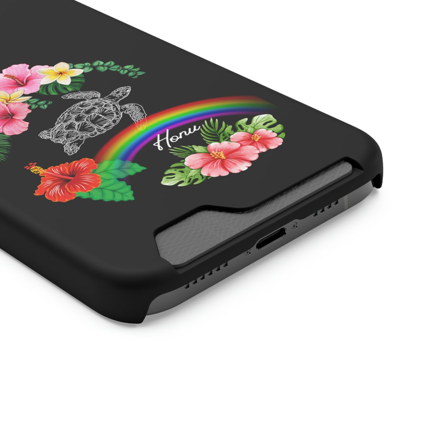 Honu Turtle Phone Case With Card Holder