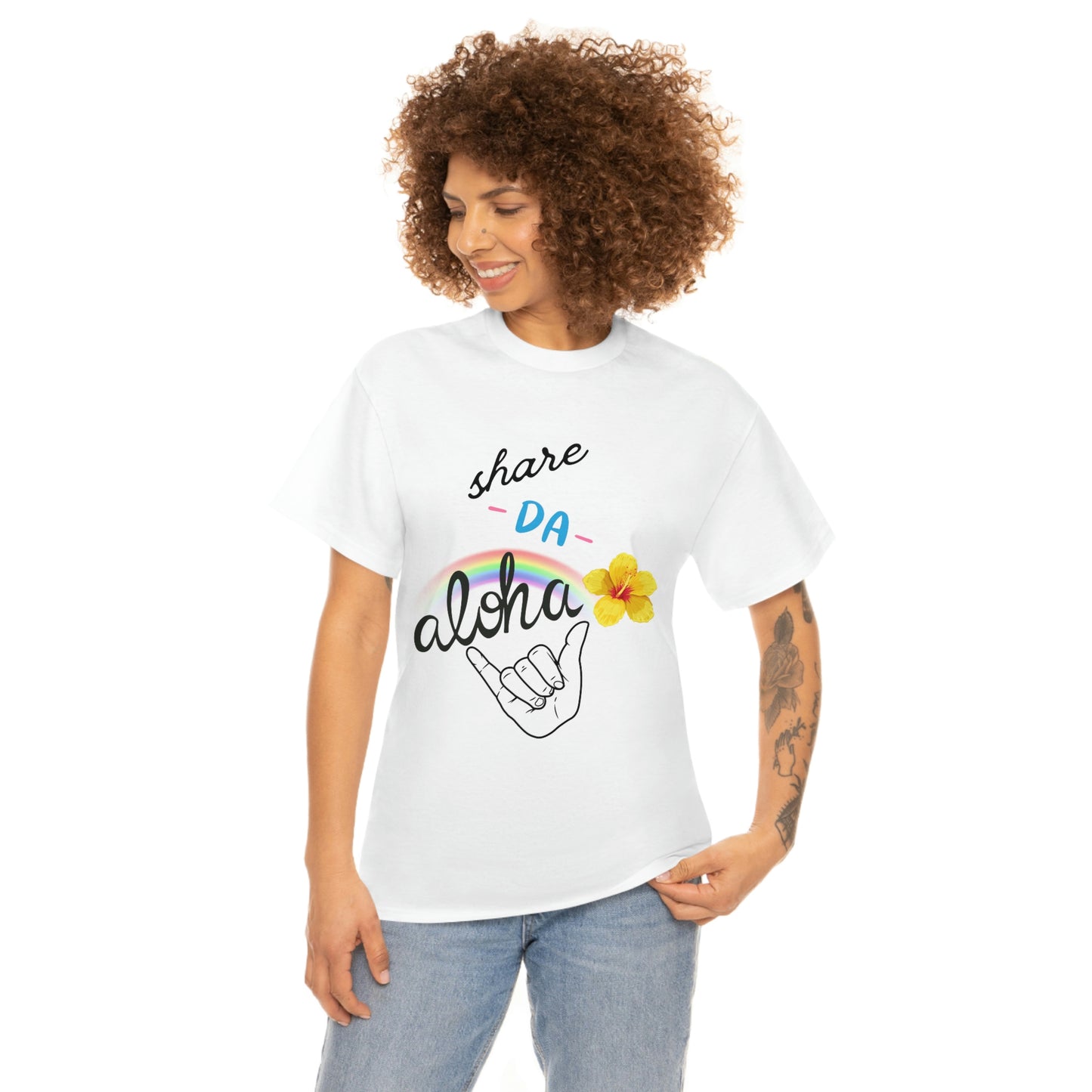 Share Da Aloha Rainbow Hibiscus Shaka