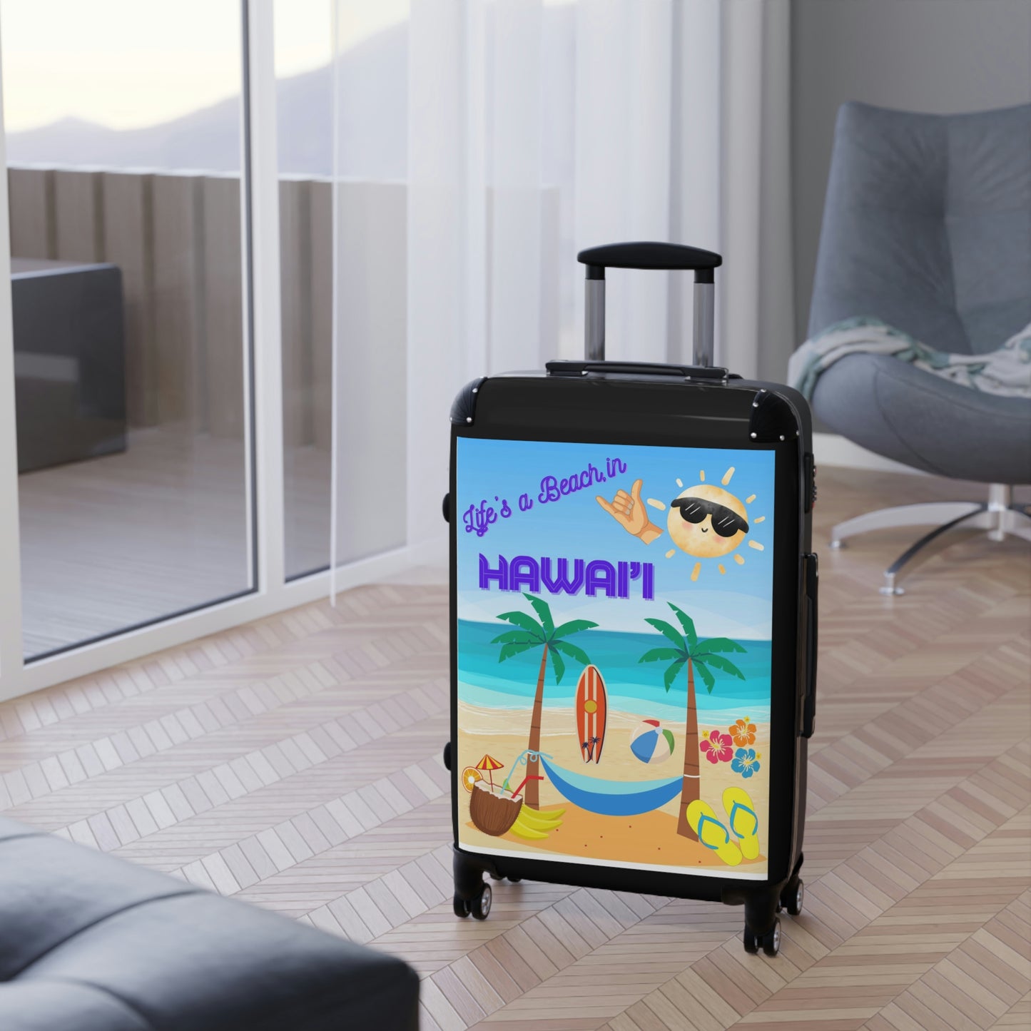 Life’s a beach, in Hawaii Suitcase