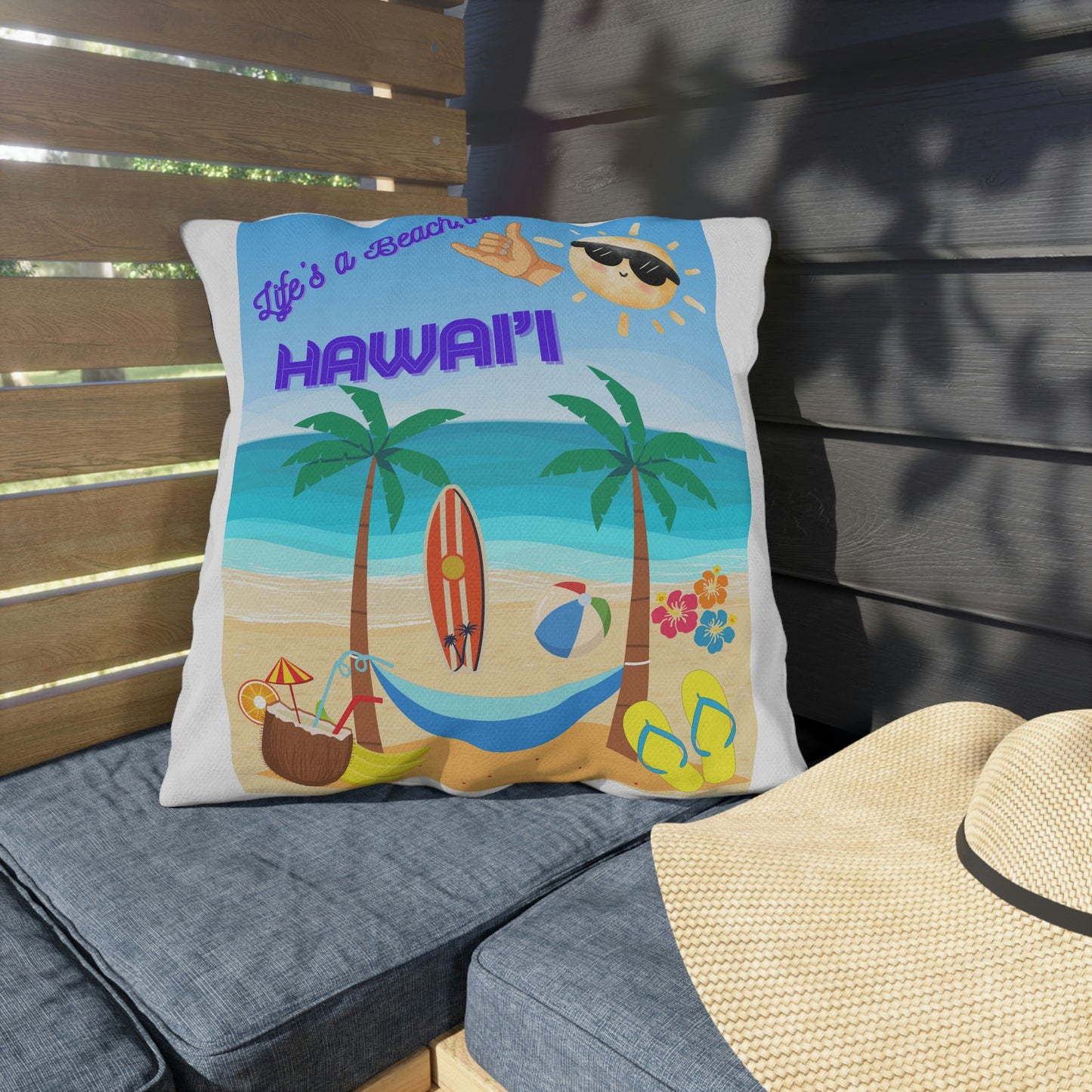 Life’s a Beach Outdoor Pillows