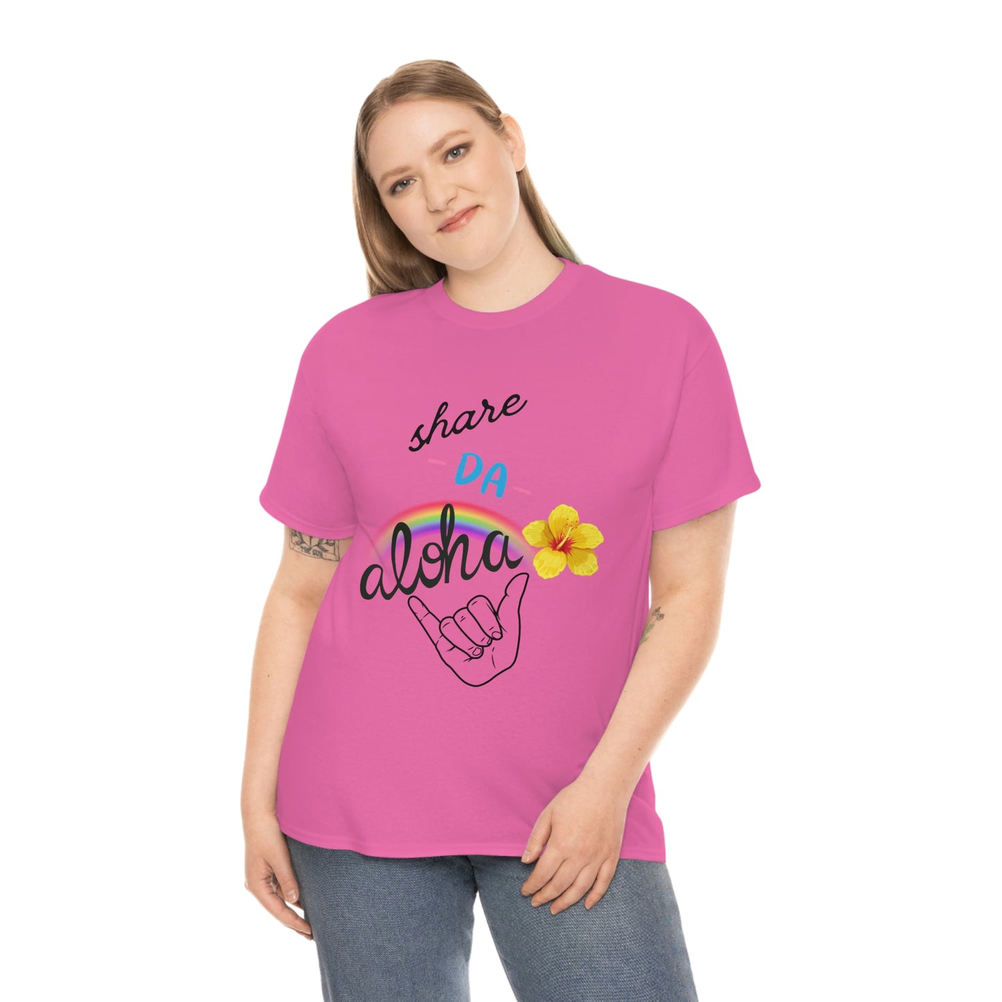 Share Da Aloha Rainbow Hibiscus Shaka