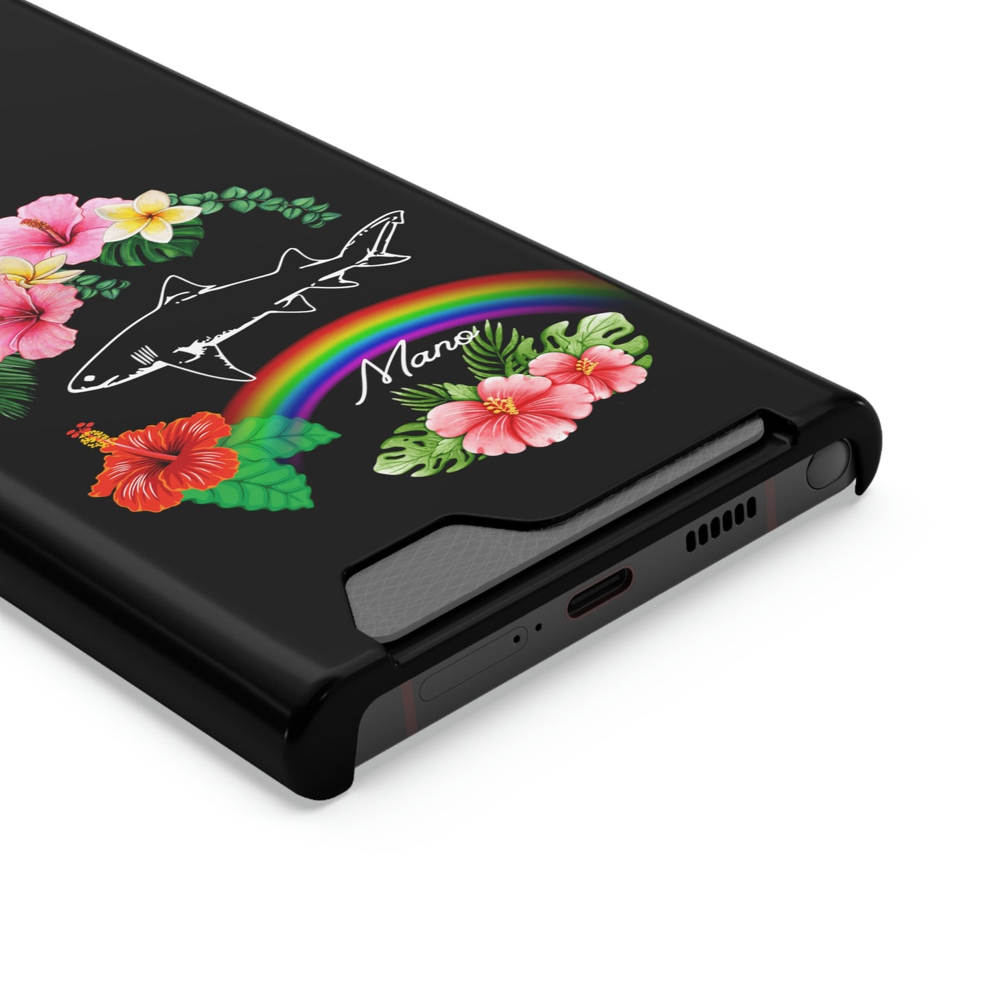 Mano Shark Phone Case With Card Holder
