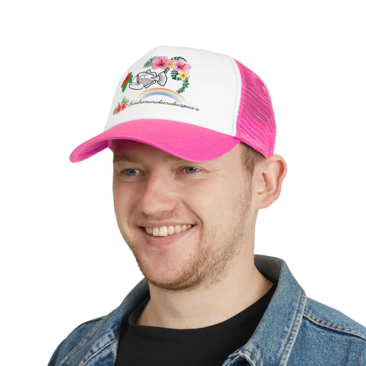 Humuhumunukunukuapua’a Fish Mesh Cap