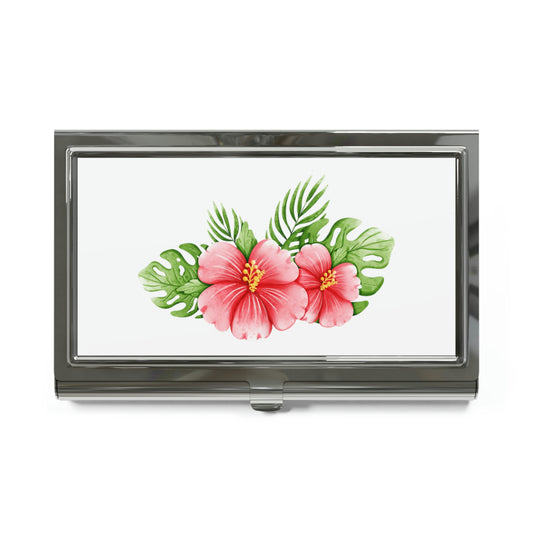 Hibiscus Business Card Holder