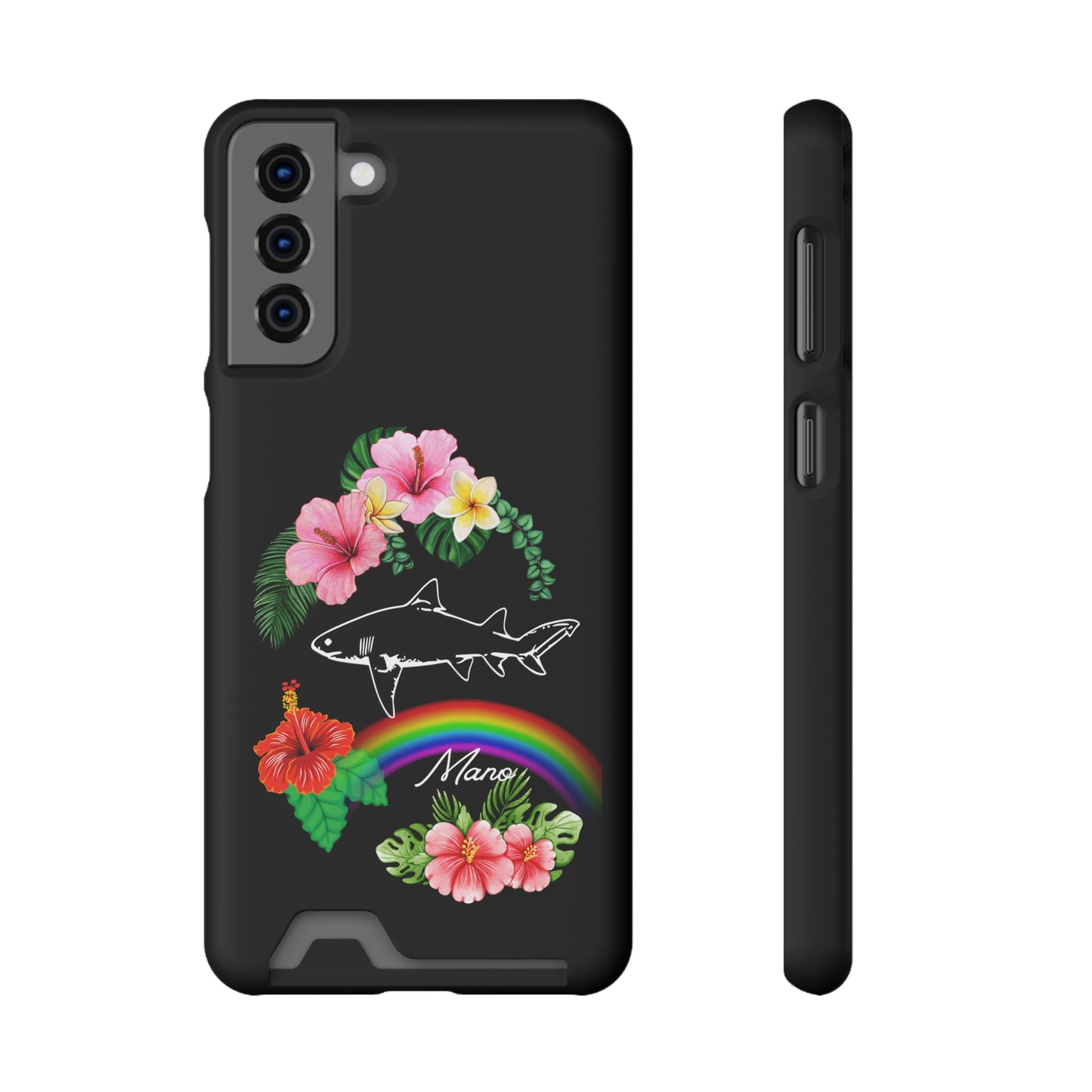 Mano Shark Phone Case With Card Holder