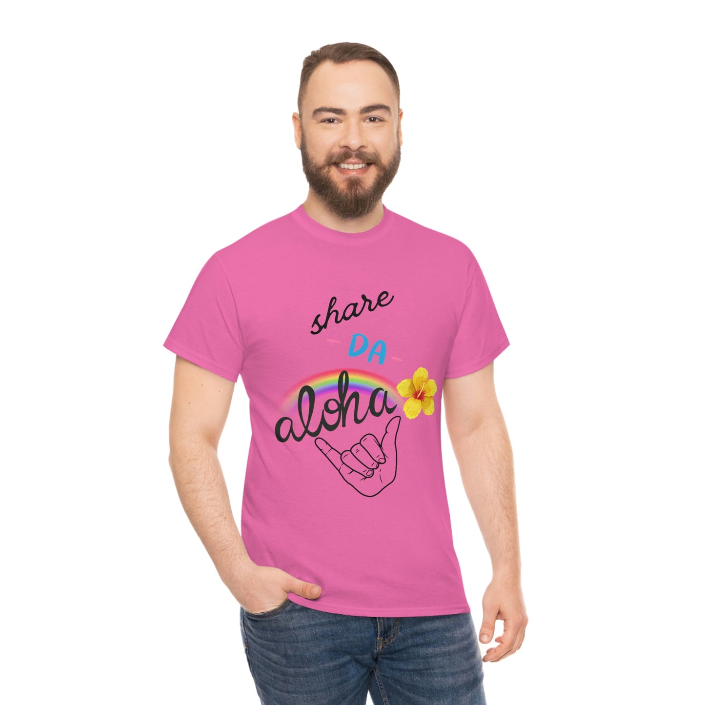 Share Da Aloha Rainbow Hibiscus Shaka