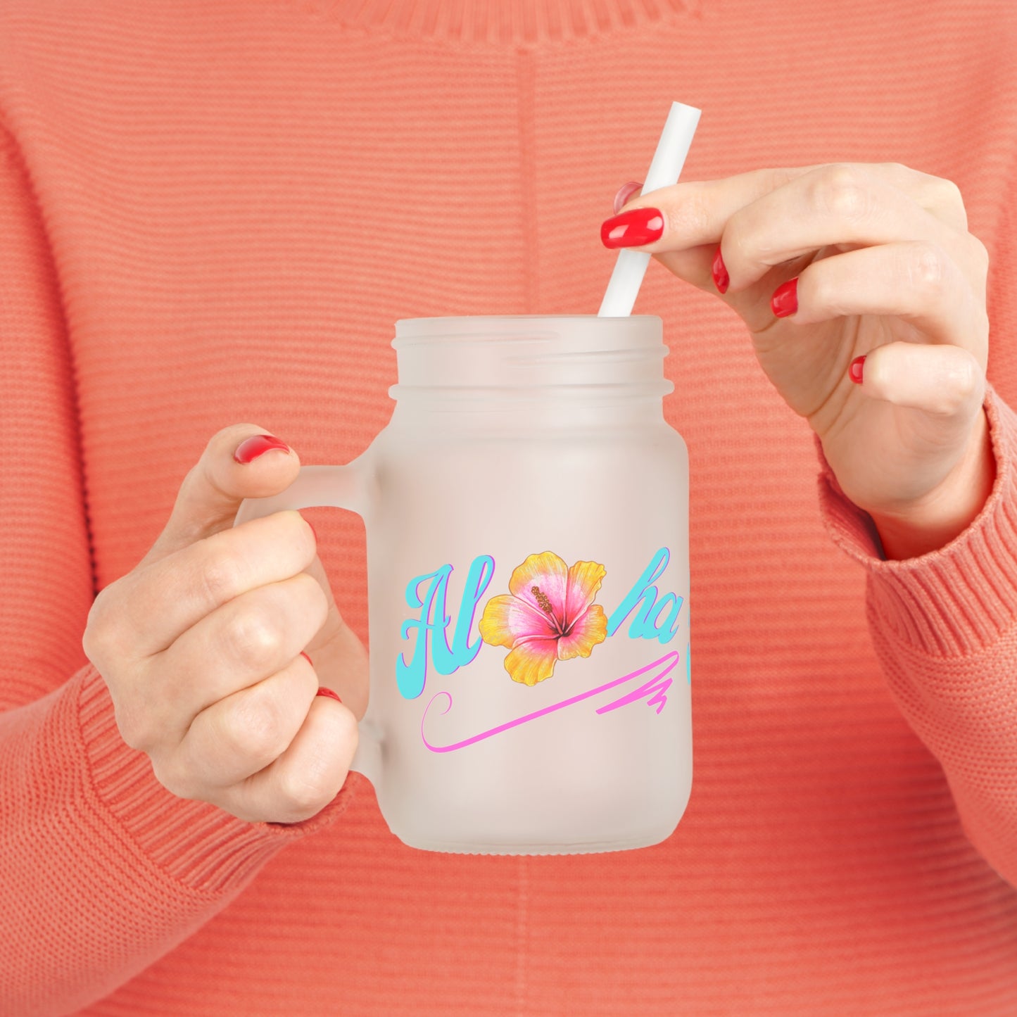 Aloha Mason Jar