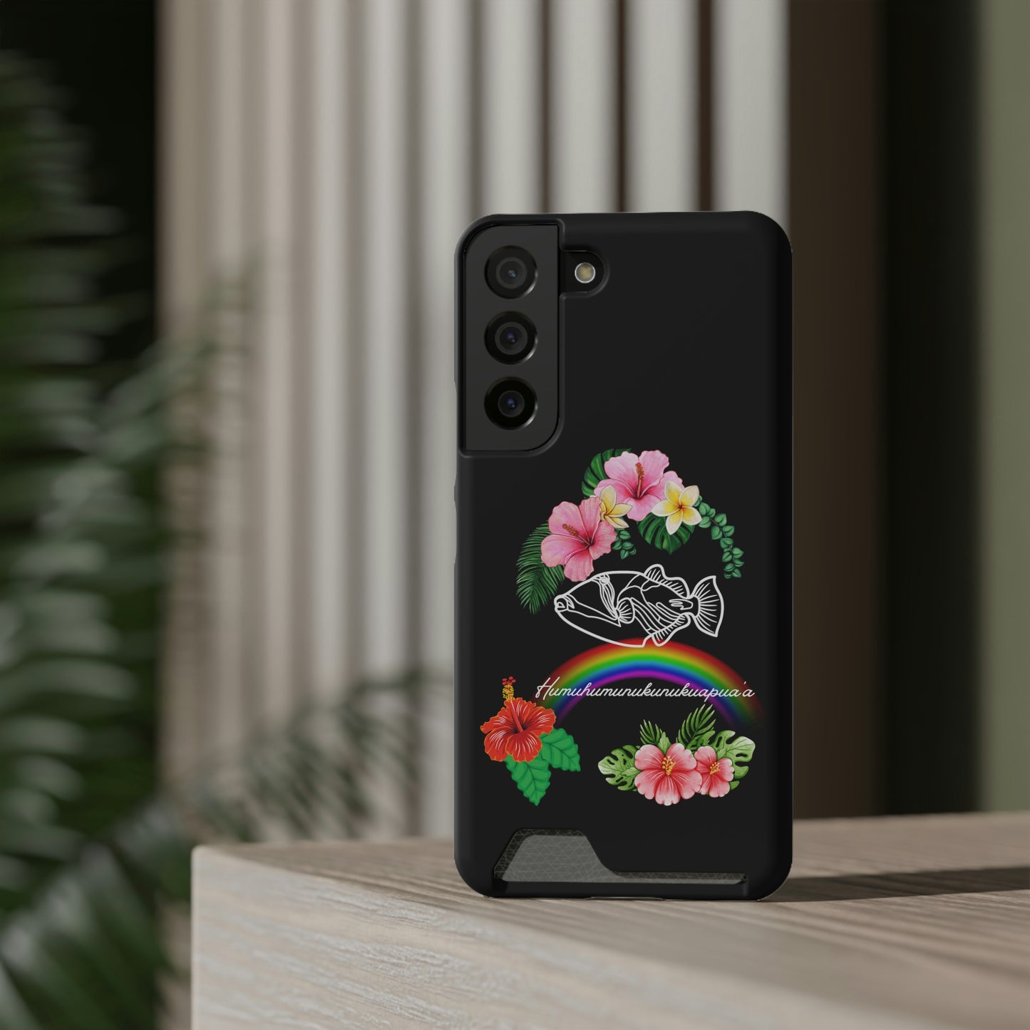Humuhumunukunukuapuaa Phone Case With Card Holder