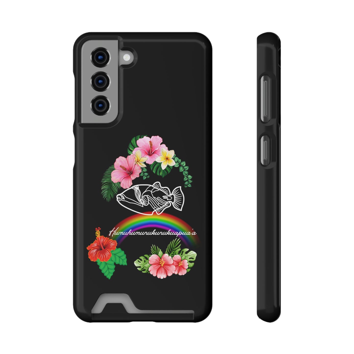 Humuhumunukunukuapuaa Phone Case With Card Holder