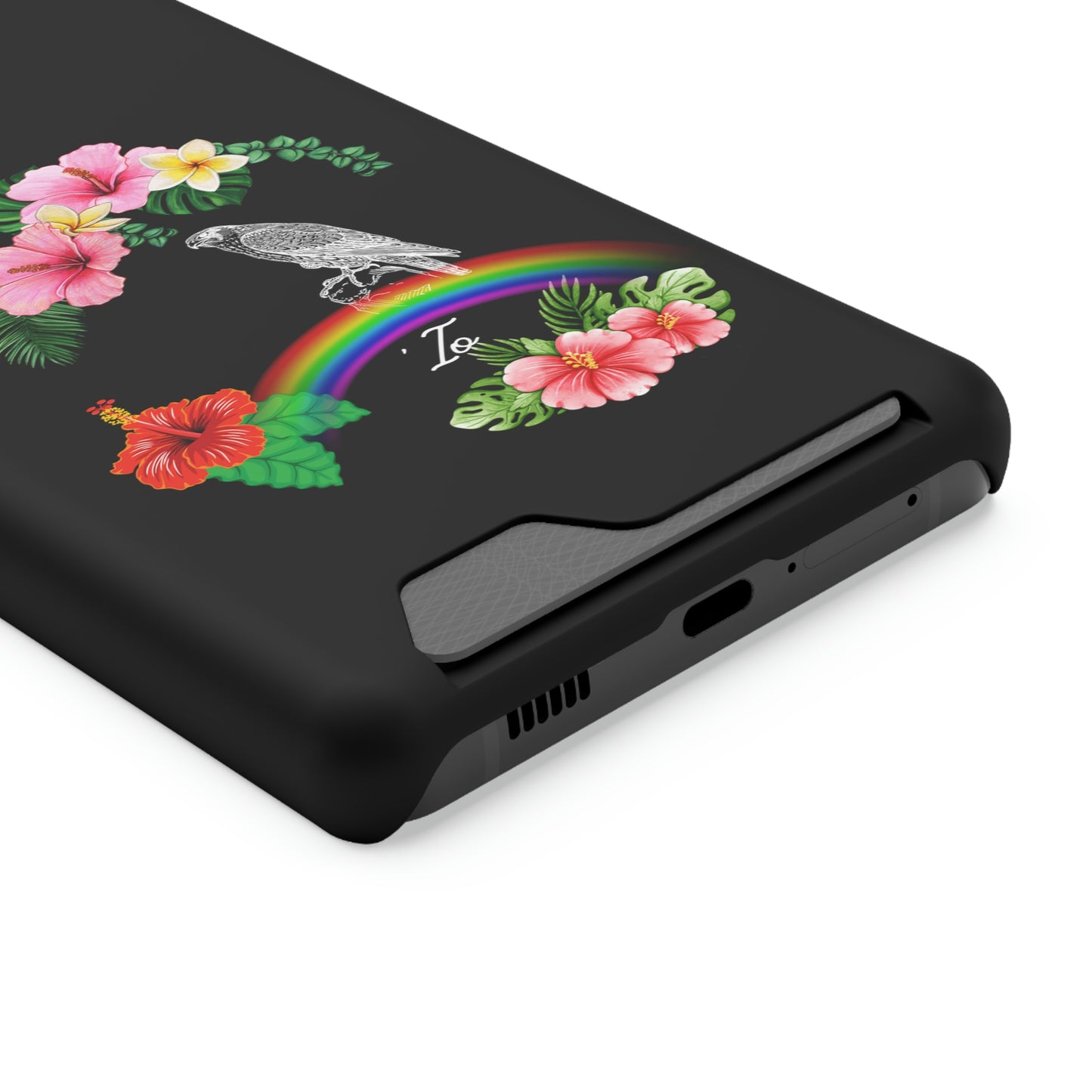 Io Hawaiian Hawk Phone Case With Card Holder